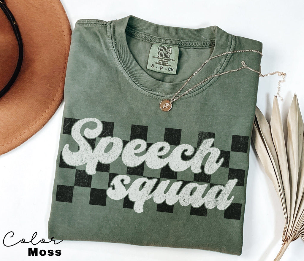 Speech Therapy Shirt, SLP Shirt, Speech Squad, Speech Pathologist, Speech Therapy, SLPA Aac Shirt, Speech Therapist, Comfort Colors Shirt