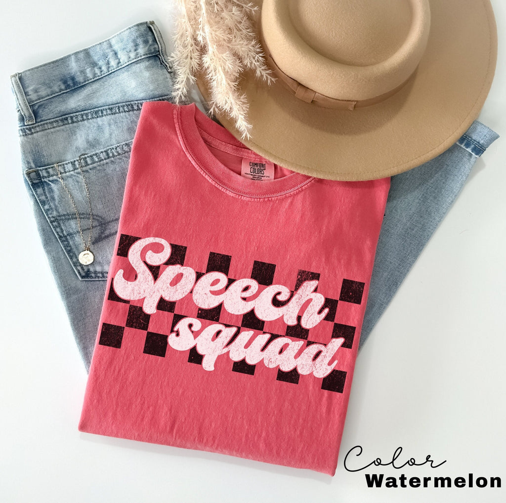 Speech Therapy Shirt, SLP Shirt, Speech Squad, Speech Pathologist, Speech Therapy, SLPA Aac Shirt, Speech Therapist, Comfort Colors Shirt