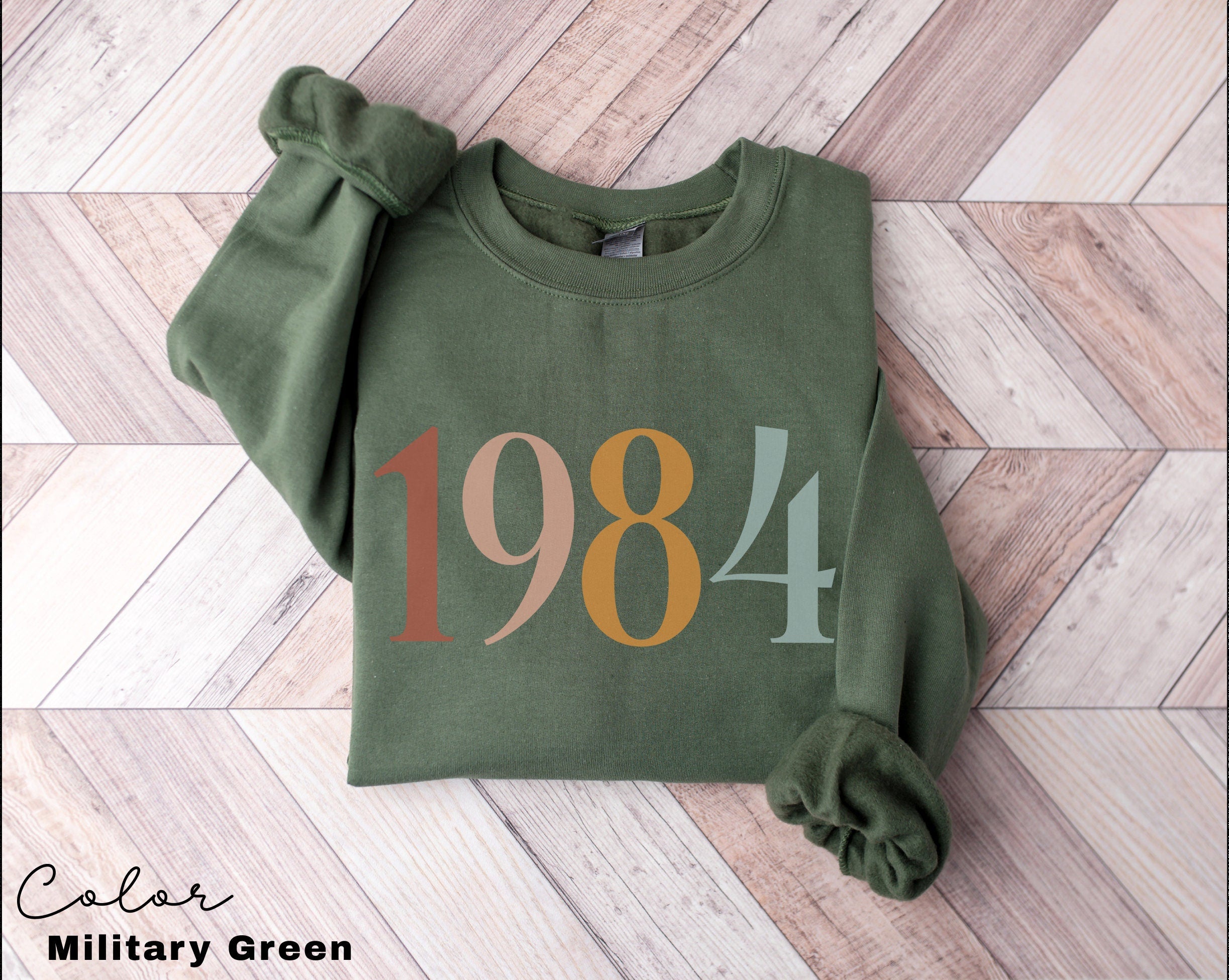 Custom Birthday Gift, Birth Year Sweatshirt, Personalized Birthday Gift, 40th Turning 40 Forty Years Old, Turning 30 Gift, Birthday Gift Mom