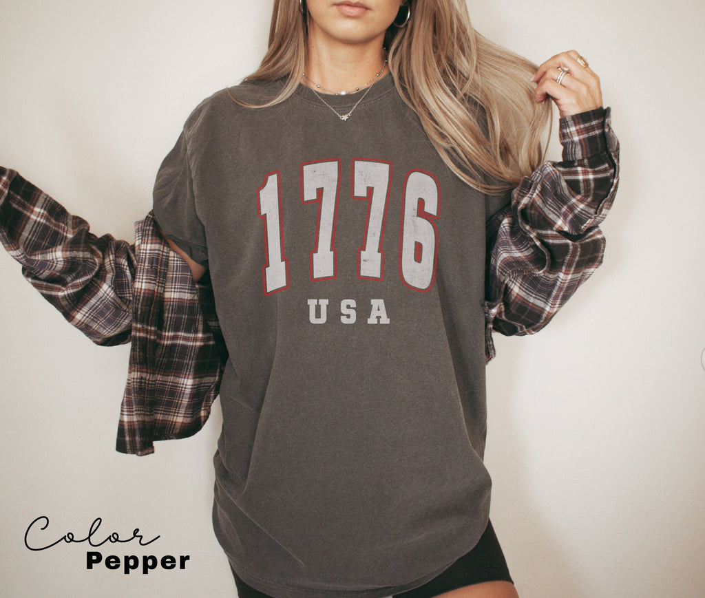 1776 USA Shirt 4th of July Shirt Big USA Tshirt USA Comfort Colors Shirt Comfort Colors Usa Flag Tee Usa Comfort Colors Tee Usa Shirt Gift