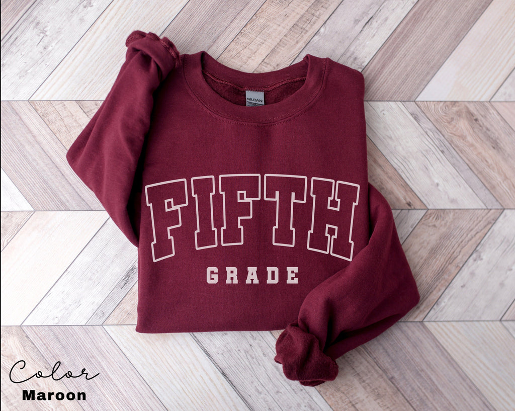 Fifth Grade Teacher Sweatshirt, First Day of School, 5th Grade Teacher Sweatshirt, Fifth Grade Team, Teacher Squad Crew, Back to School