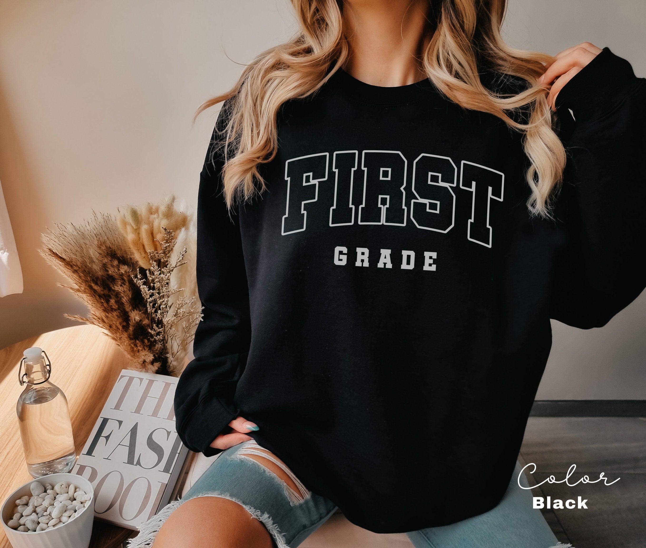 First Grade Teacher Sweatshirt, First Grade Teacher Team, 1st Grade Teacher Shirts, First Grade Crew Squad, Back to School, Teacher Gift,