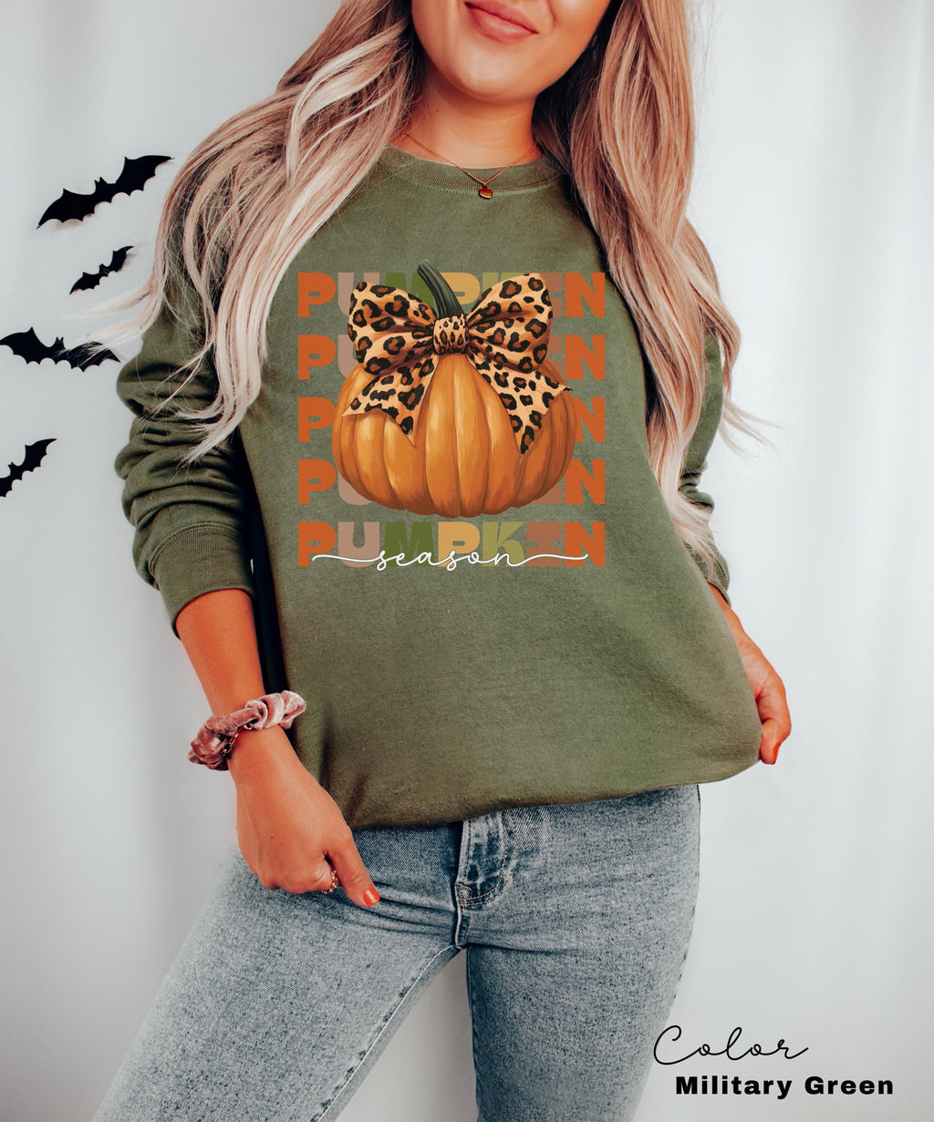 Retro Halloween Coquette Pumpkin Season Sweatshirt, Fall Pumpkin Coquette Bow Sweater, Fall Vibes Shirt, Fall Season Shirt, Halloween Tees