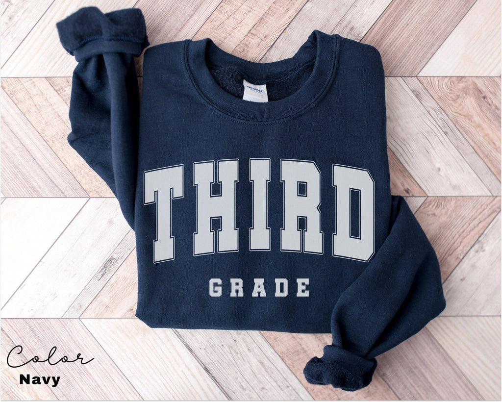 Third Grade Teacher Sweatshirt, First Day of School, 3rd Grade Teacher Sweatshirt, Third Grade Team, Teacher Squad Crew, Back to School