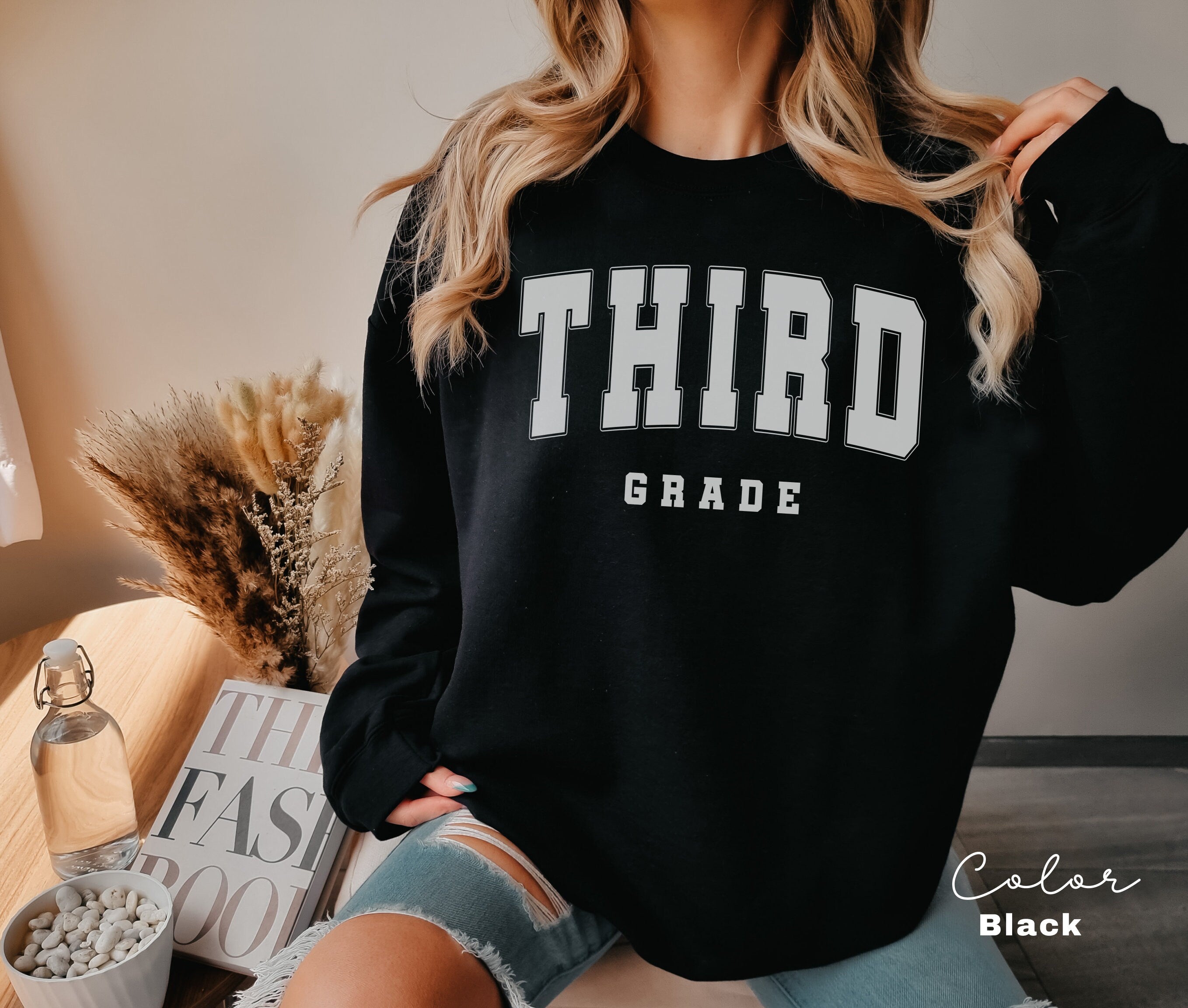 Third Grade Teacher Sweatshirt, First Day of School, 3rd Grade Teacher Sweatshirt, Third Grade Team, Teacher Squad Crew, Back to School