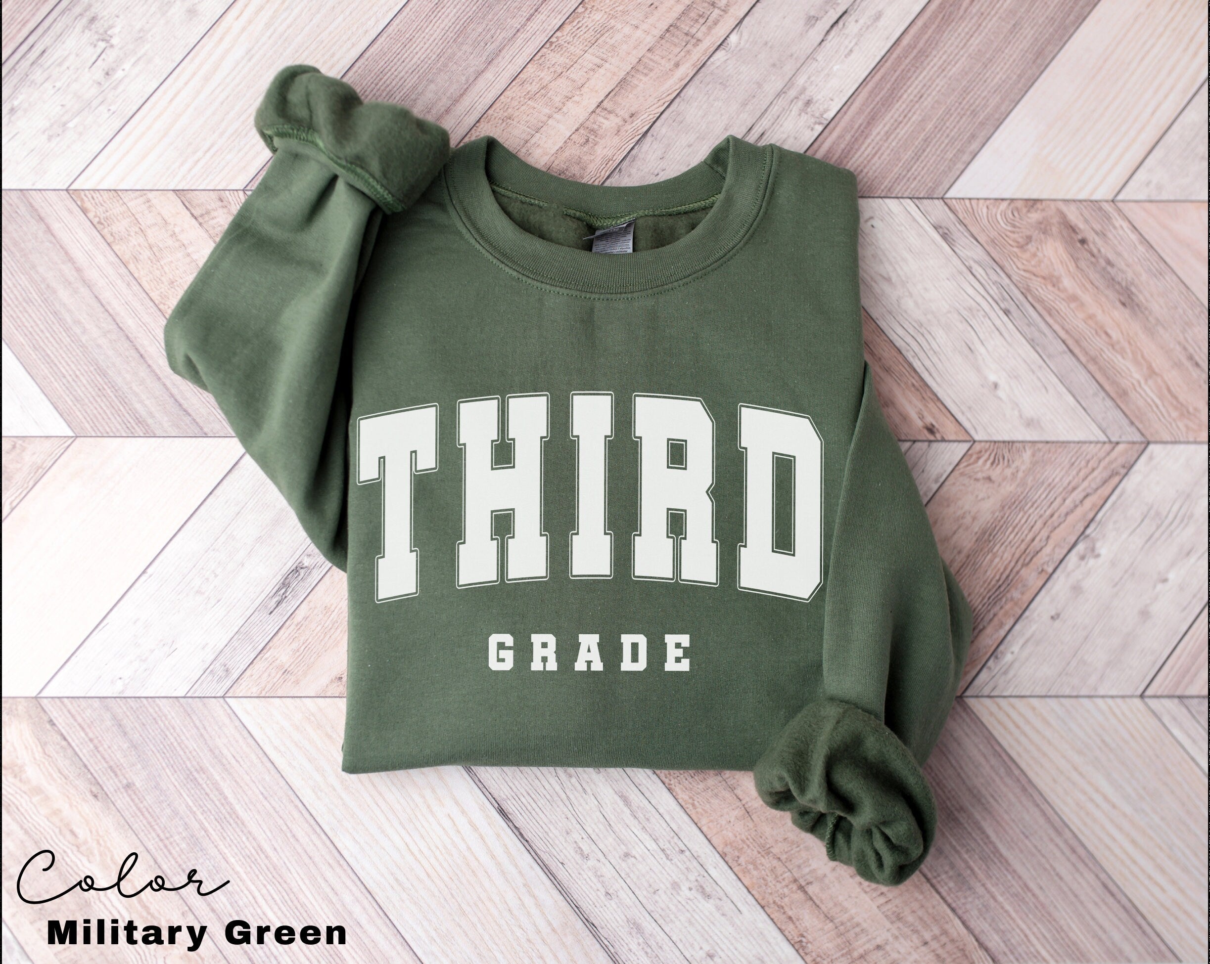 Third Grade Teacher Sweatshirt, First Day of School, 3rd Grade Teacher Sweatshirt, Third Grade Team, Teacher Squad Crew, Back to School