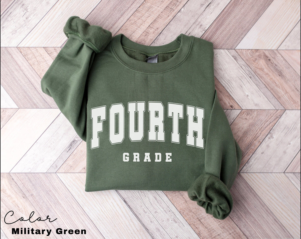 Fourth Grade Teacher Sweatshirt, First Day of School, 4th Grade Teacher Sweatshirt, Fourth Grade Team, Teacher Squad Crew, Back to School