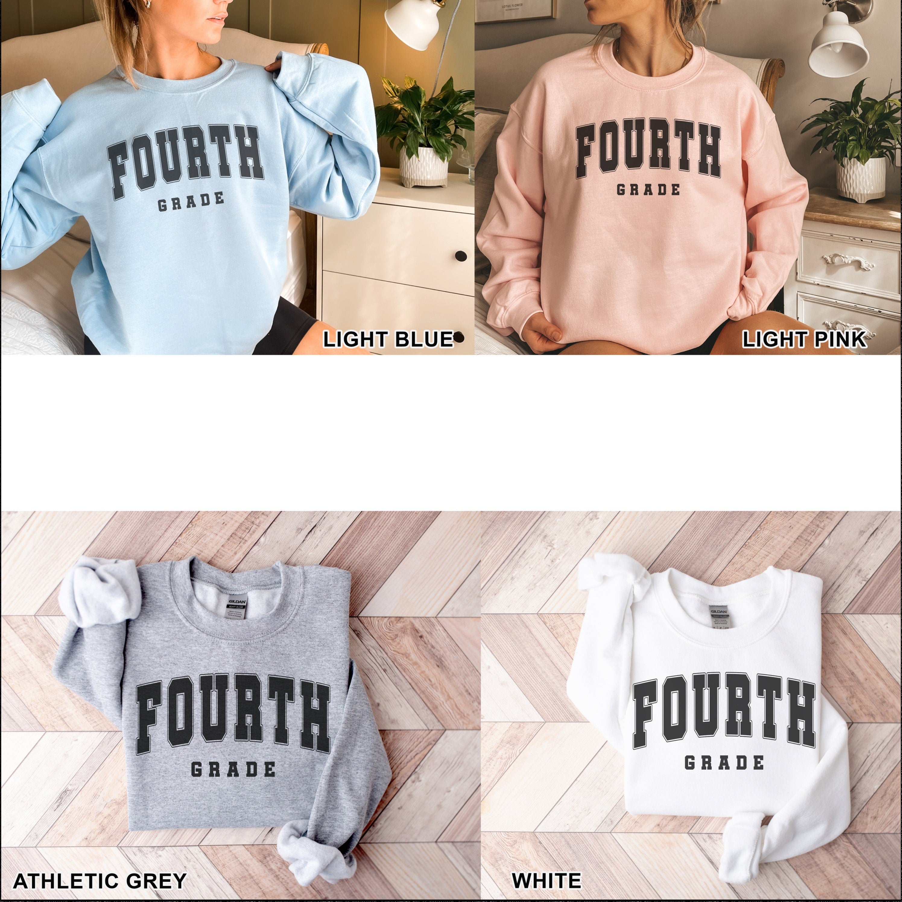 Fourth Grade Teacher Sweatshirt, First Day of School, 4th Grade Teacher Sweatshirt, Fourth Grade Team, Teacher Squad Crew, Back to School