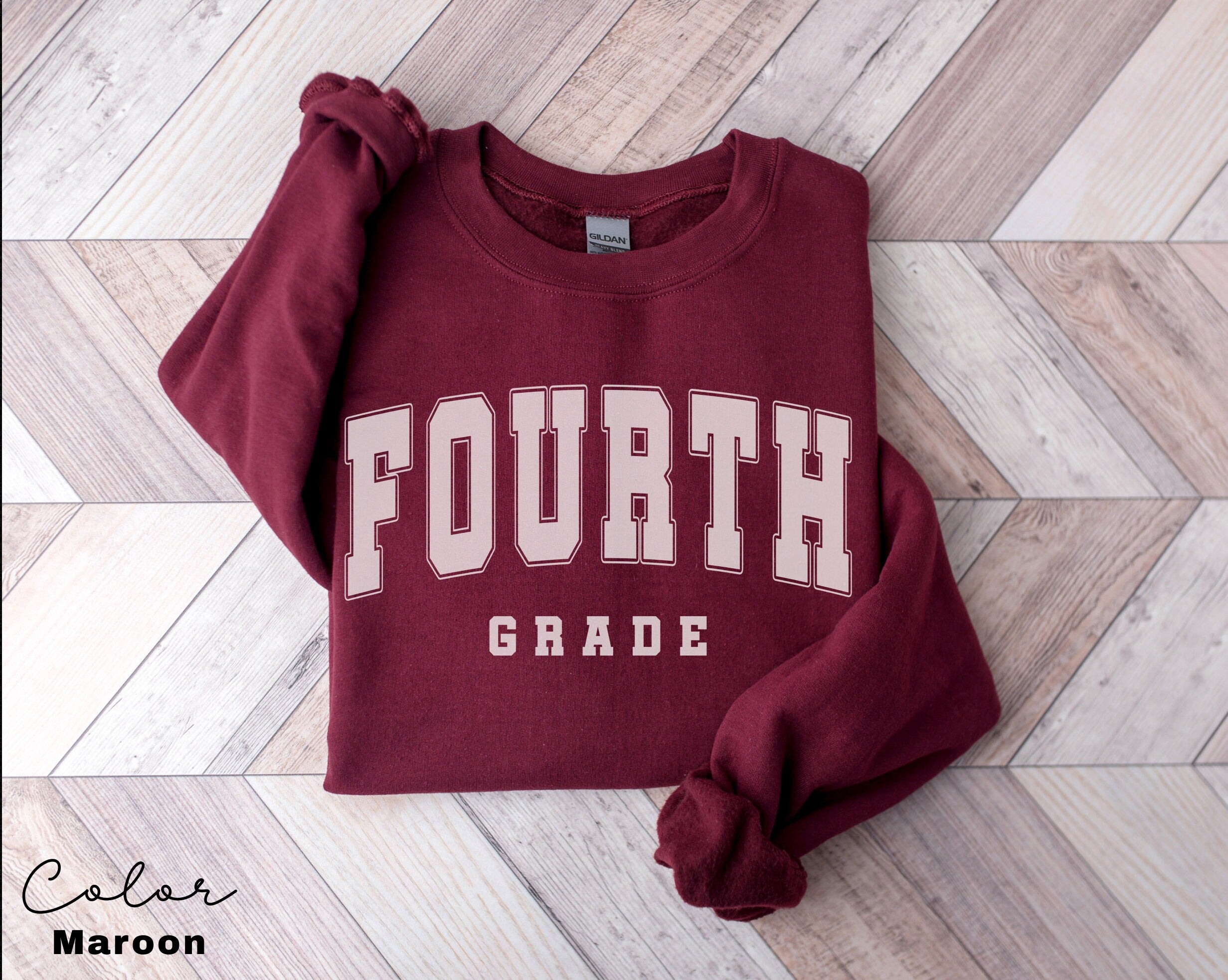 Fourth Grade Teacher Sweatshirt, First Day of School, 4th Grade Teacher Sweatshirt, Fourth Grade Team, Teacher Squad Crew, Back to School