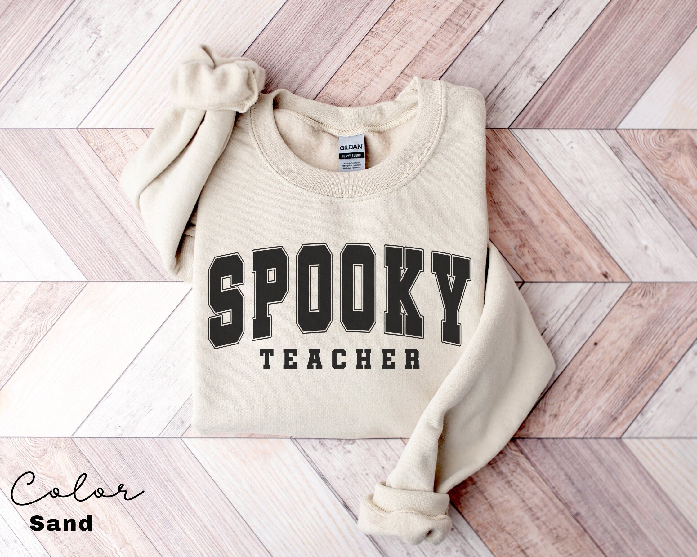 Halloween Teacher Sweatshirt, Spooky Teacher Sweatshirt, Back to School, Fall Teacher Shirt, Teacher Gift, Teacher Crew Appreciation,