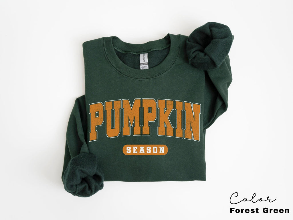 Retro Pumpkin Season Sweatshirt, Cute Fall Sweatshirt, Thanksgiving Gift, Halloween Sweatshirts For Women, Preppy Style, Gift, Pumpkin Patch