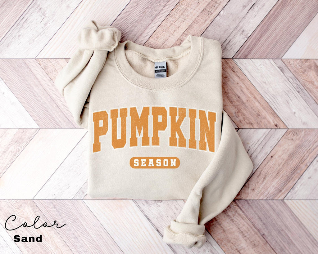 Retro Pumpkin Season Sweatshirt, Cute Fall Sweatshirt, Thanksgiving Gift, Halloween Sweatshirts For Women, Preppy Style, Gift, Pumpkin Patch