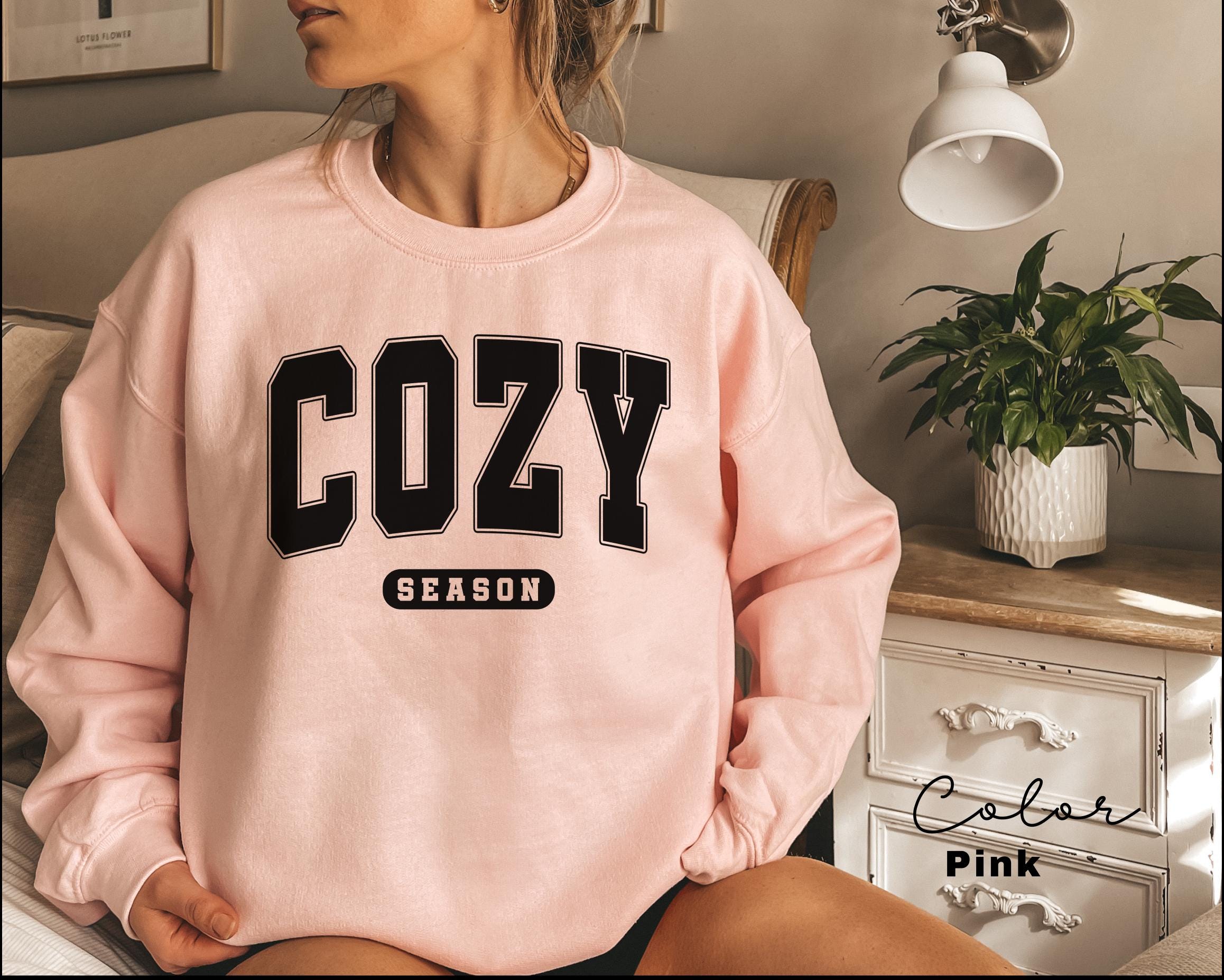 Cozy Season Fall Sweatshirt, Fall Sweatshirt, Thanksgiving Sweatshirt, Hello Fall Shirt, Autumn Sweatshirt, Cozy Weather Sweatshirt