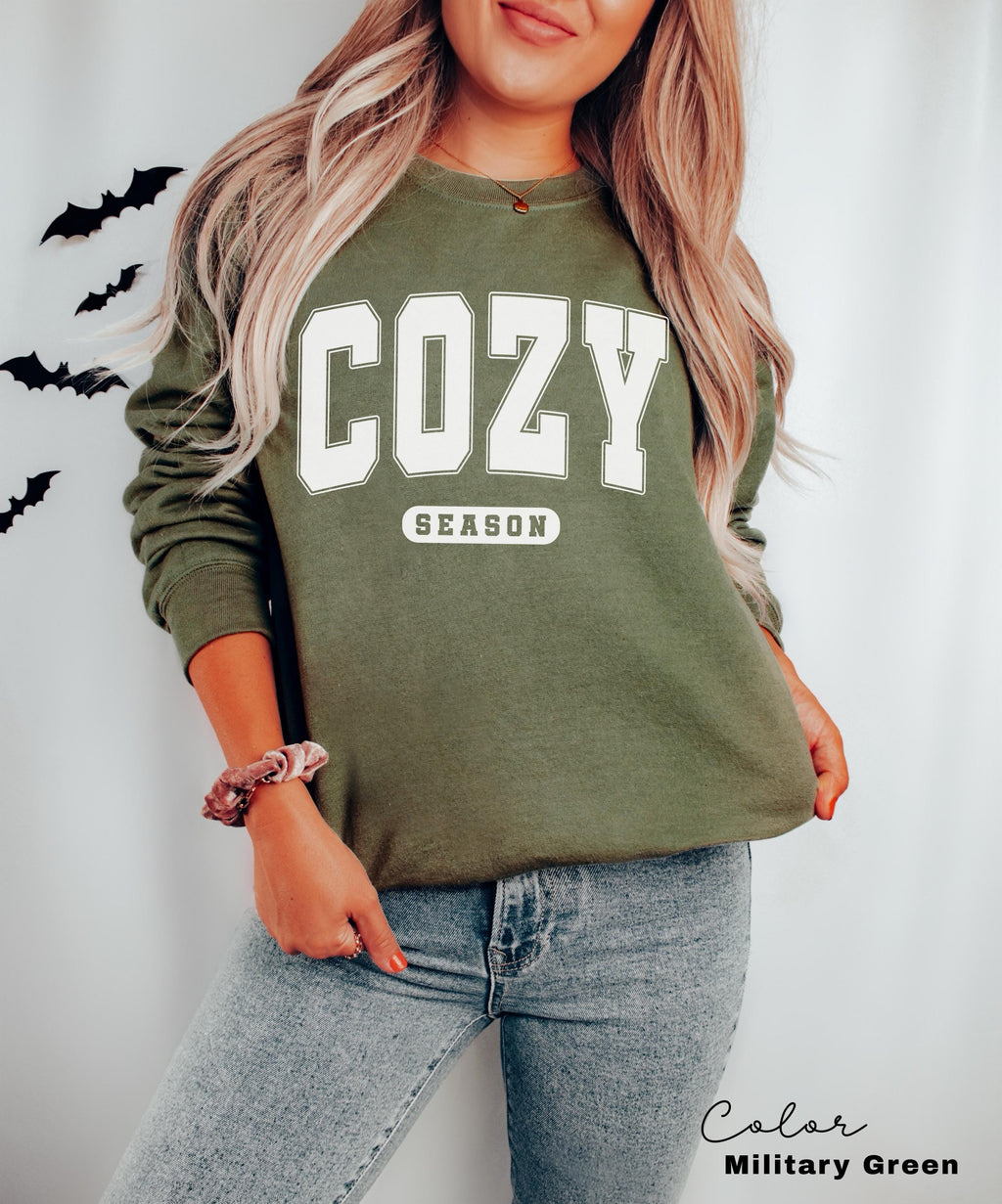 Cozy Season Fall Sweatshirt, Fall Sweatshirt, Thanksgiving Sweatshirt, Hello Fall Shirt, Autumn Sweatshirt, Cozy Weather Sweatshirt