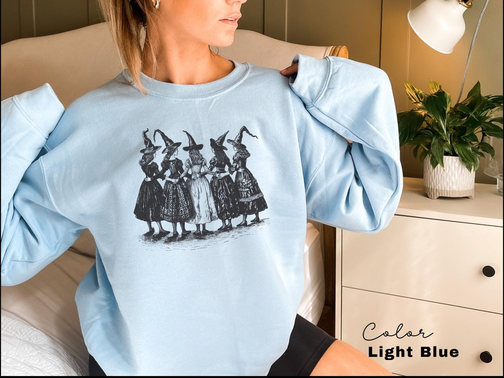 Halloween Witch Sweatshirt, Fall Sweatshirt, Halloween Women Shirt, Witchy Vibes Shirt, Halloween Party Shirt, Spooky Season,Halloween Gift