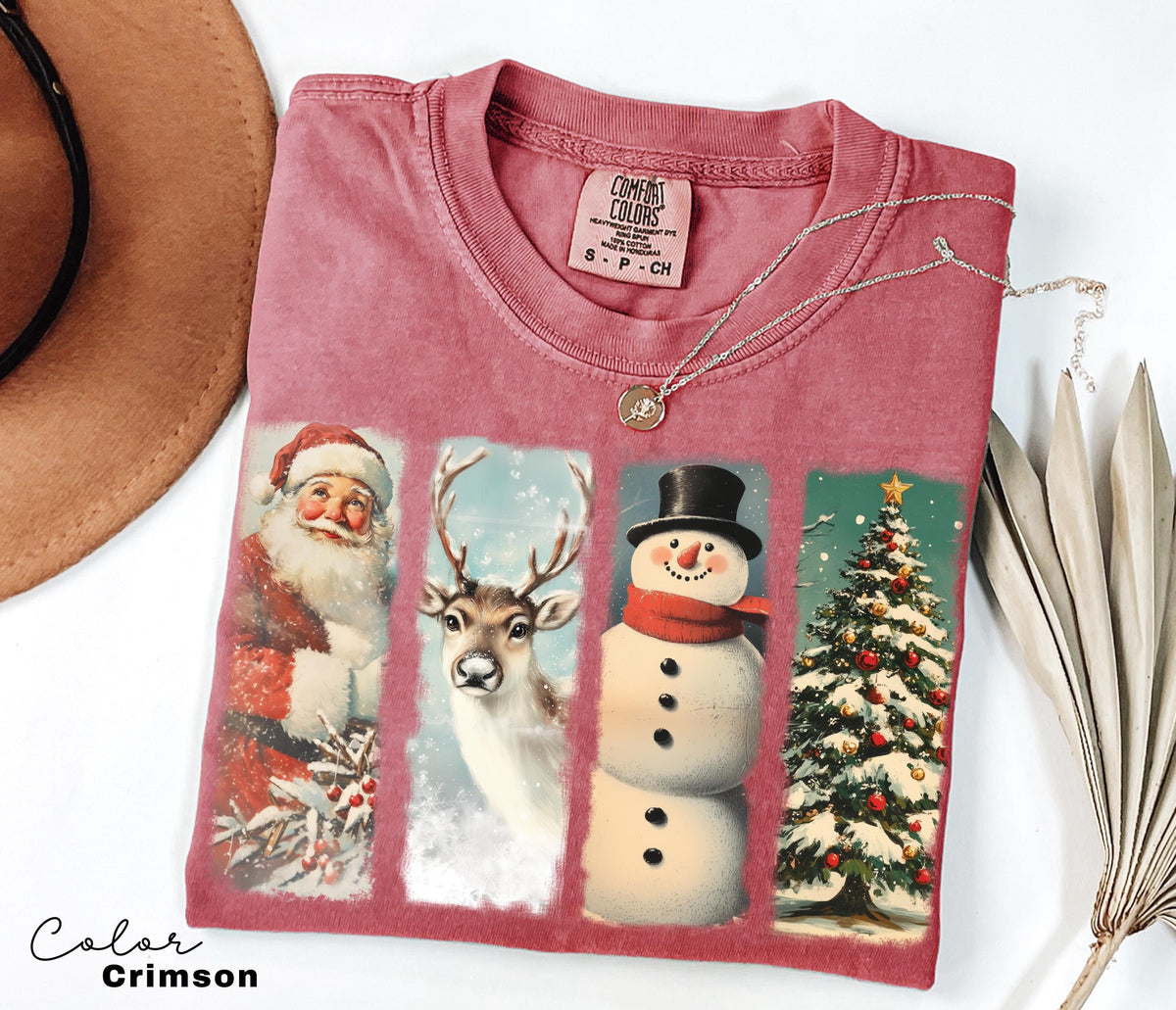 Vintage Santa Tee Comfort Colors , Retro Santa Claus Comfort Colors Shirt, Cute Santa Claus Xmas Tee, Comfort Colors Christmas Shirt Xmas