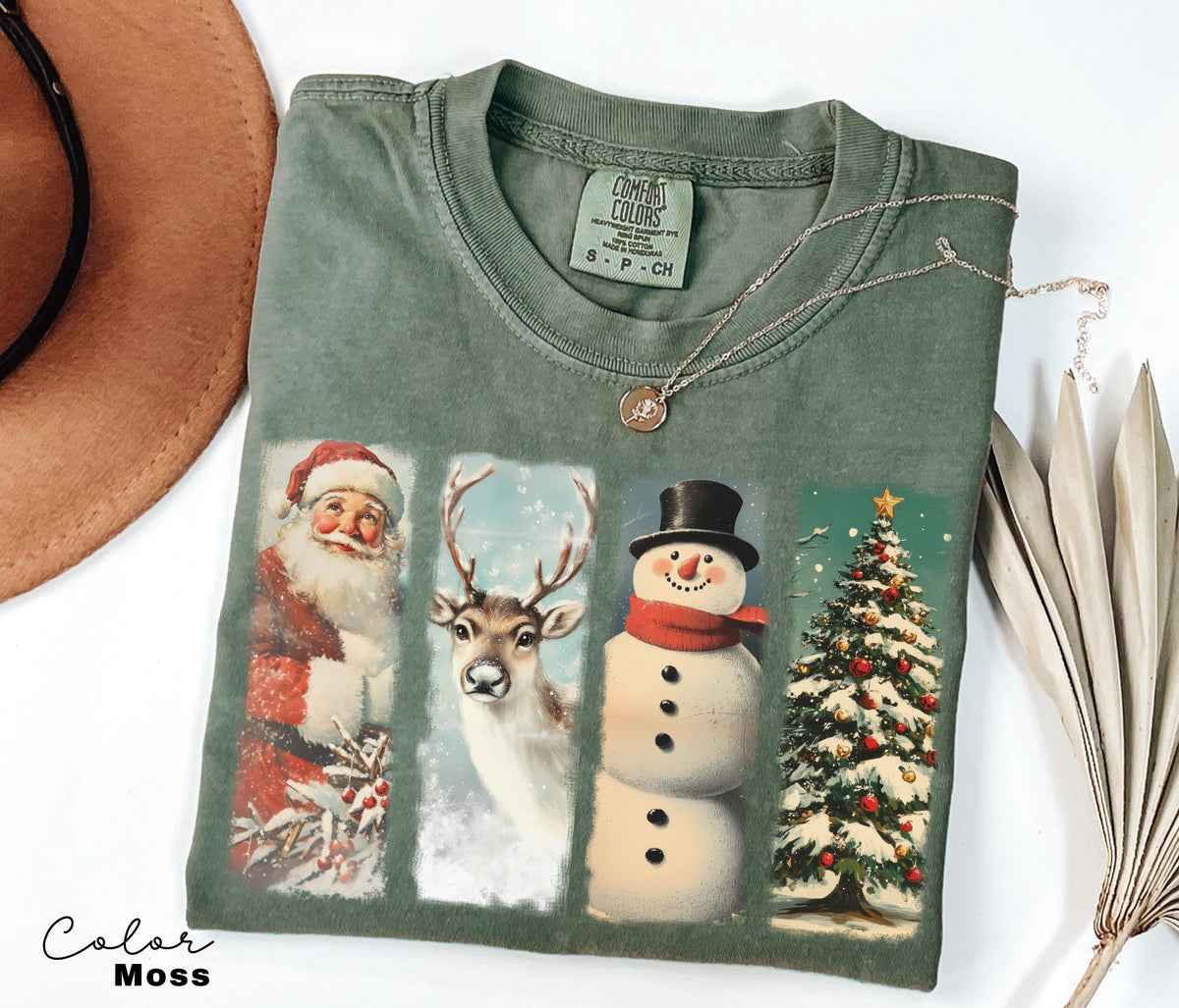 Vintage Santa Tee Comfort Colors , Retro Santa Claus Comfort Colors Shirt, Cute Santa Claus Xmas Tee, Comfort Colors Christmas Shirt Xmas