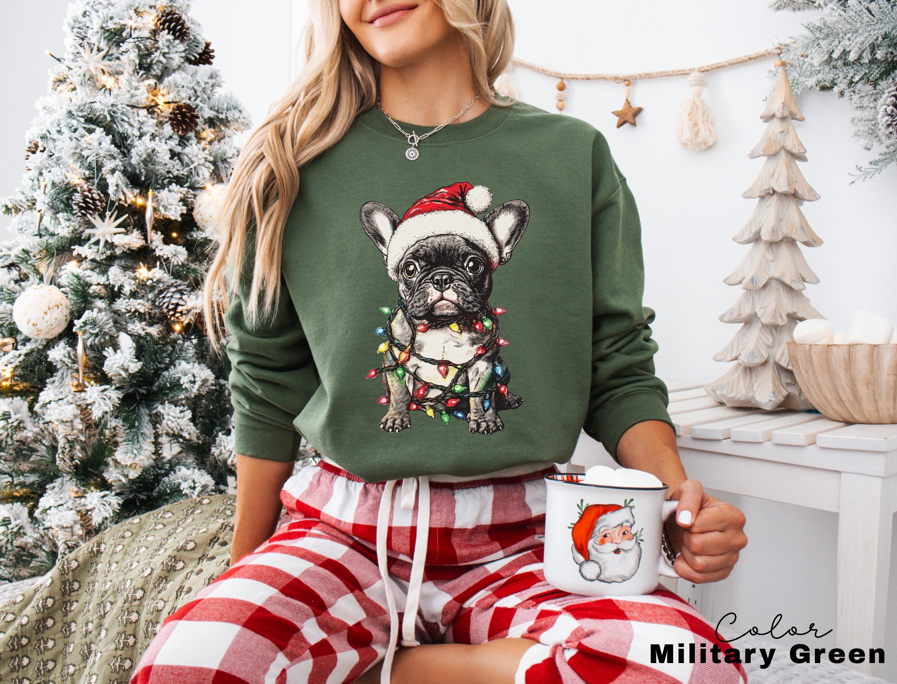 French BullDog Christmas Sweatshirt, Frenchie Owner gift, French Bulldog Christmas, Frenchie dog shirt, French Bulldog owner, Cute Dog Xmas
