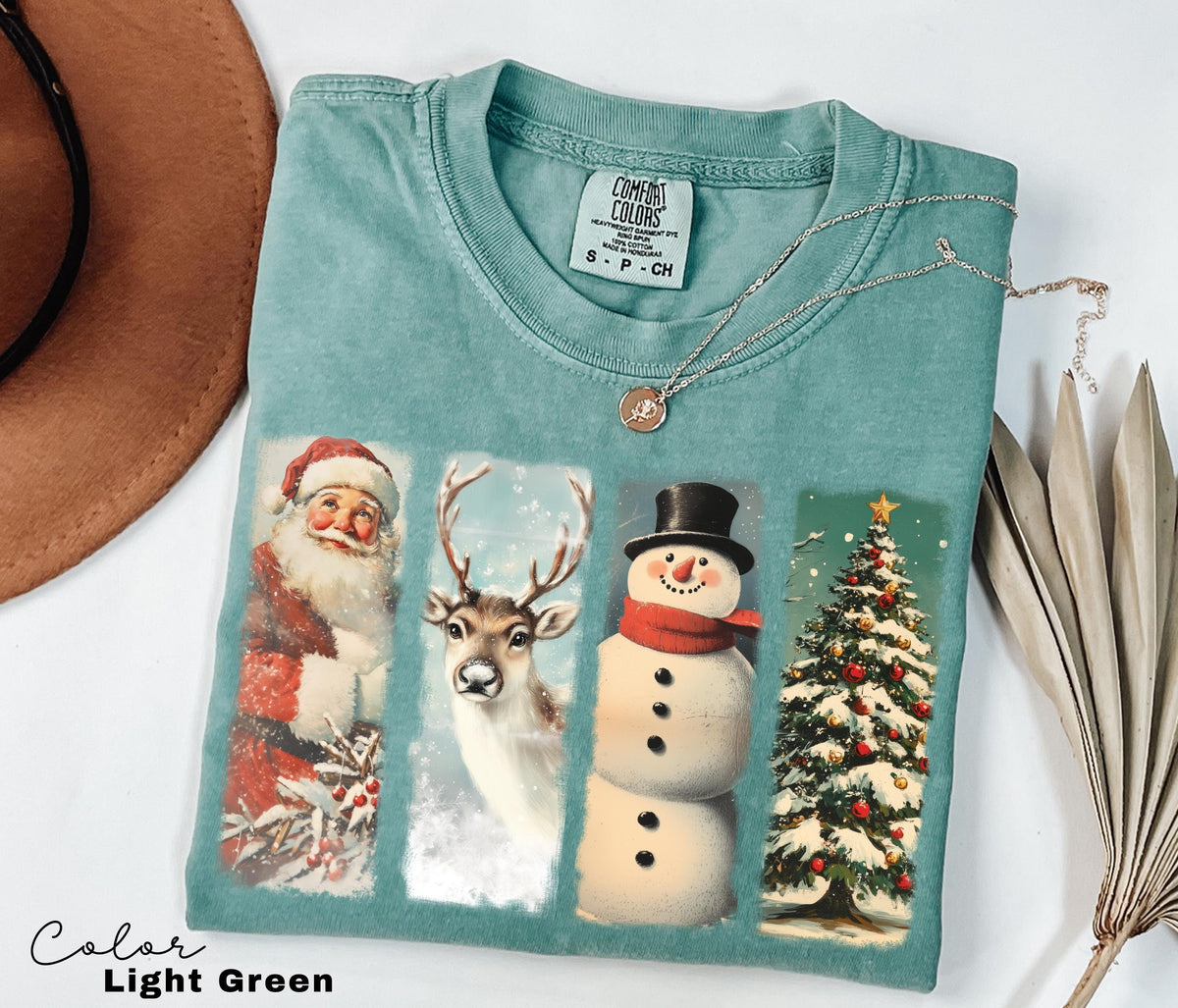 Vintage Santa Tee Comfort Colors , Retro Santa Claus Comfort Colors Shirt, Cute Santa Claus Xmas Tee, Comfort Colors Christmas Shirt Xmas