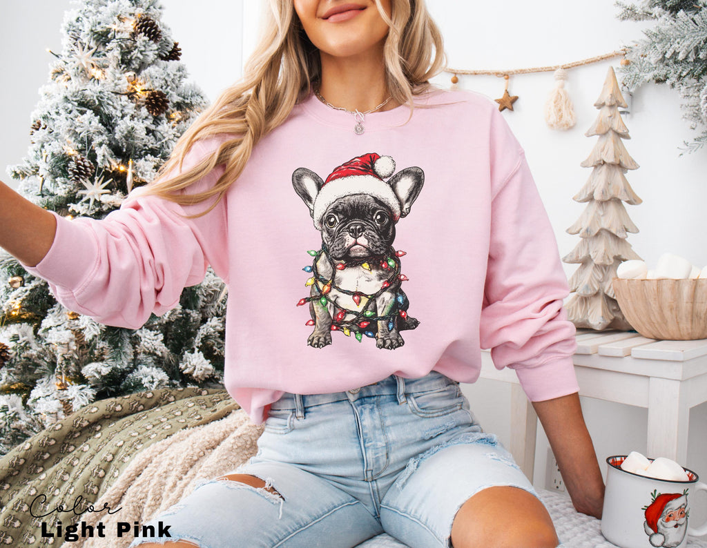 French BullDog Christmas Sweatshirt, Frenchie Owner gift, French Bulldog Christmas, Frenchie dog shirt, French Bulldog owner, Cute Dog Xmas