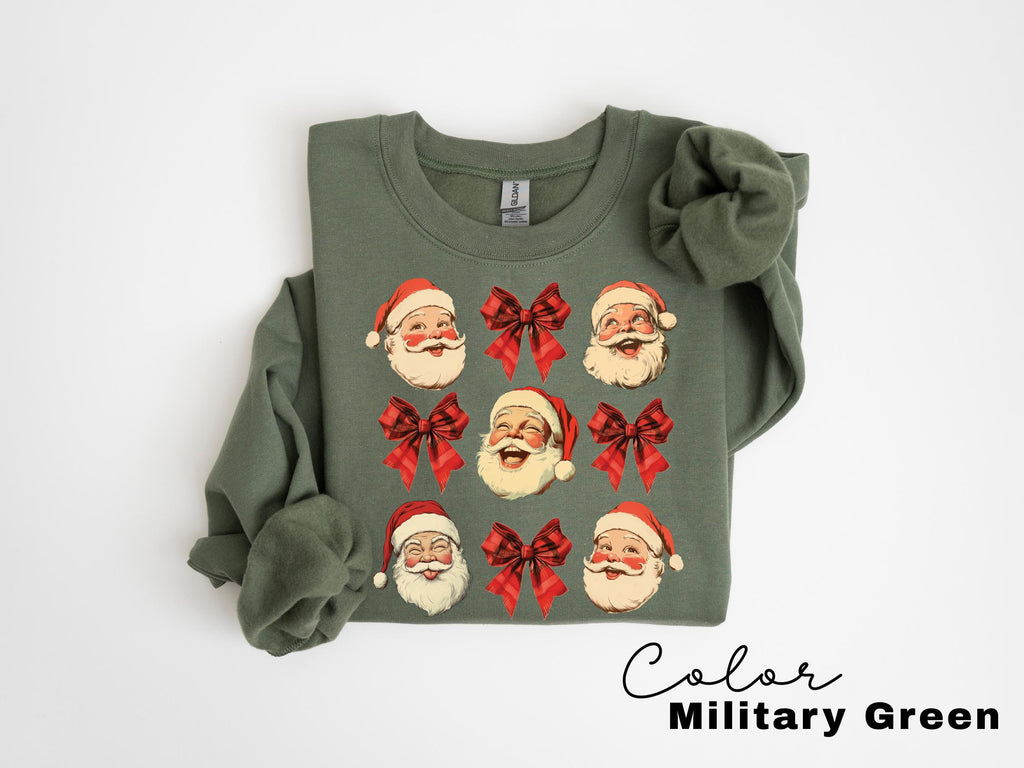Coquette Bow Christmas Sweatshirt, Christmas Tree Shirt, Comfort Colors Christmas Sweatshirt, Girly Christmas Sweater, Coquette Bow Sweater