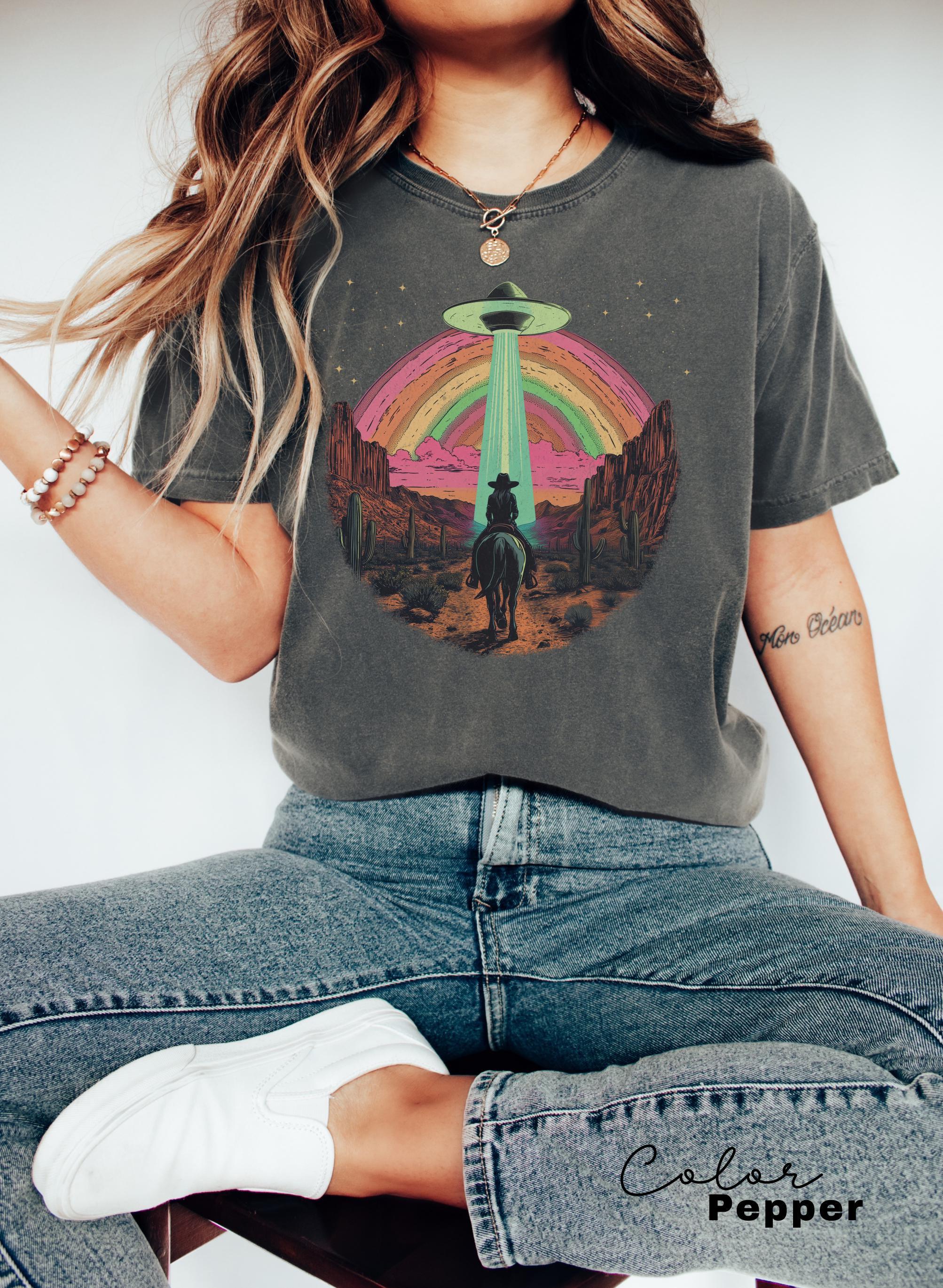 Space Cowgirl Tee Cosmic Cowgirl Shirt Space Cowgirl Outfit Cowgirl Western Graphic Tee Country Girl Shirt ,Cowgirl Shirt,Gift For Her