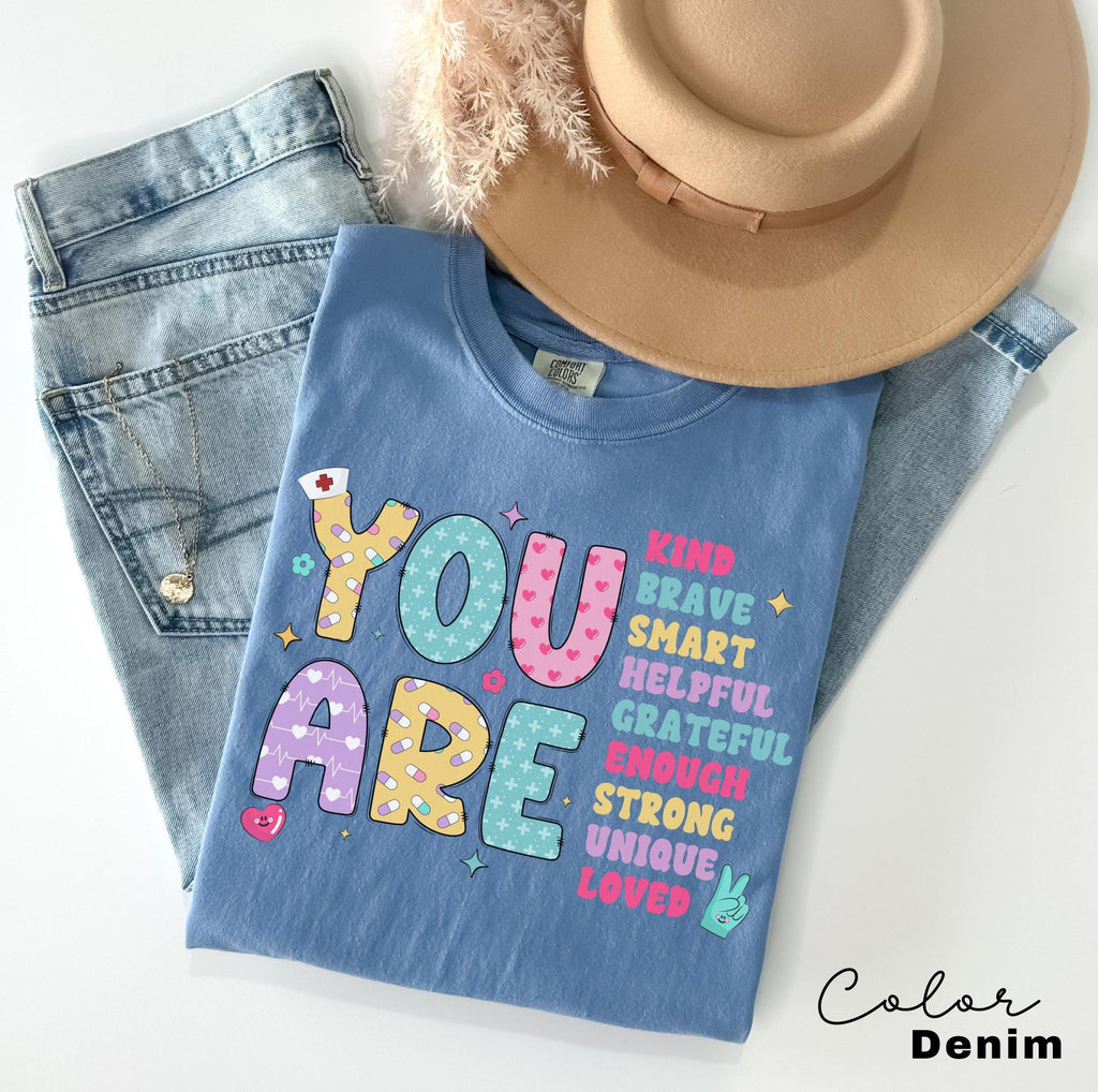 NICU RN Shirt Neonatal ICU Nurse Tshirt, You are Kind Shirt, Neonatal Intensive Care Unit Nurse Gift, Floral Nurse, Flower Nurse Shirt,