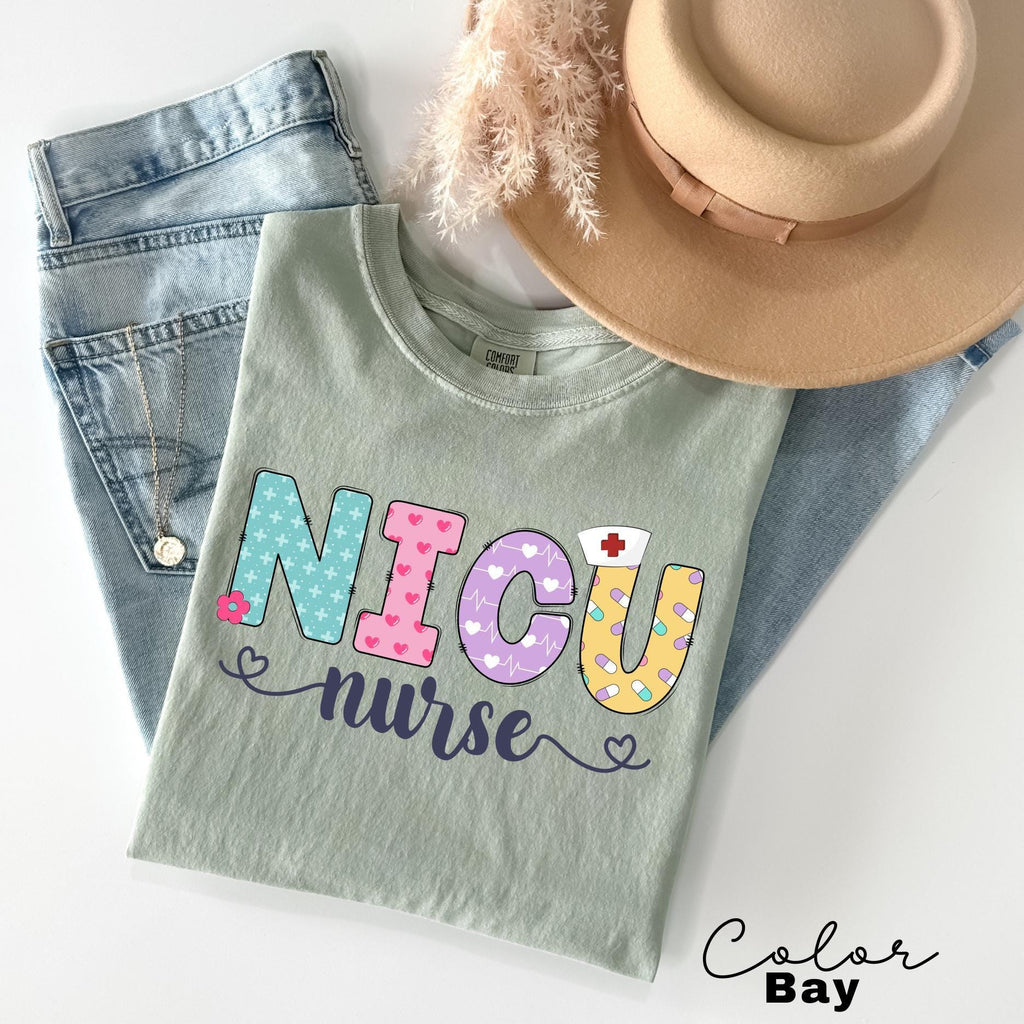 NICU RN Shirt Neonatal ICU Nurse Tshirt, Neonatal Intensive Care Unit Nurse Gift, New Grad Nurse, Nicu Nurse Shirt,