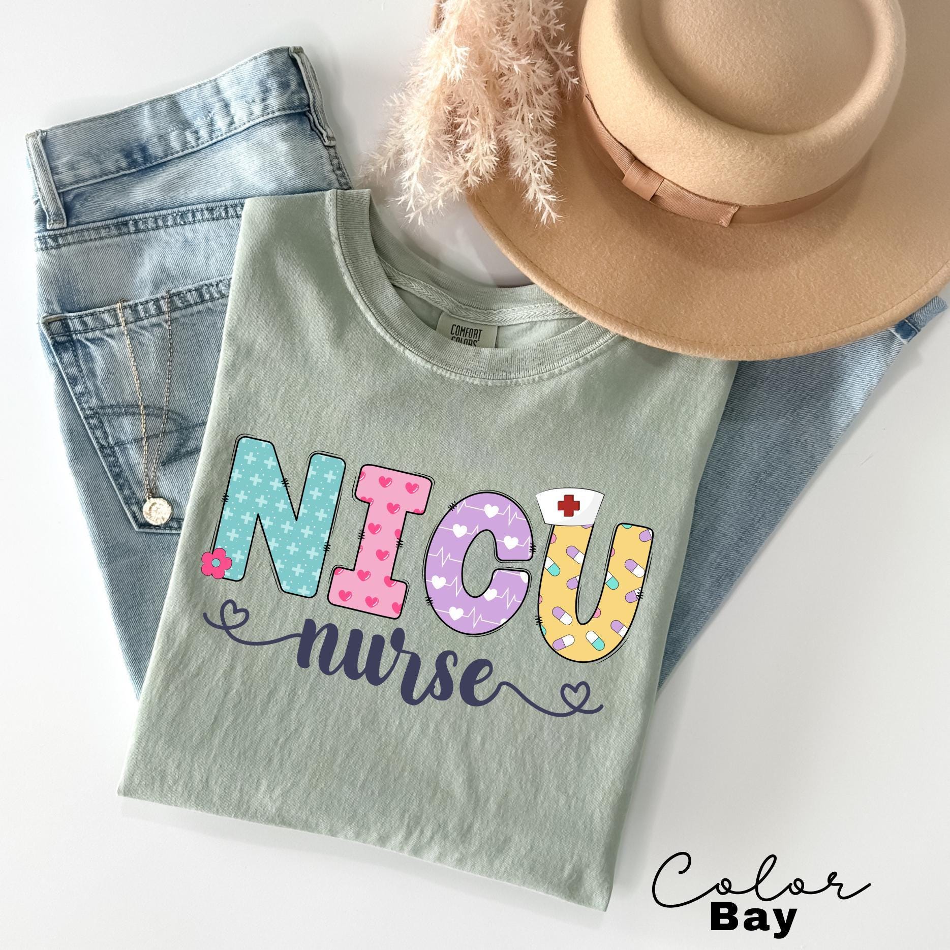NICU RN Shirt Neonatal ICU Nurse Tshirt, Neonatal Intensive Care Unit Nurse Gift, New Grad Nurse, Nicu Nurse Shirt,