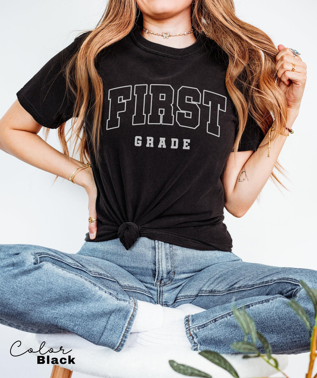 Comfort Colors® First Grade Shirt, First Grade Teacher Team, 1st Grade Teacher Shirt, 1st Grade Shirts, First Grade Crew, First Grade Squad