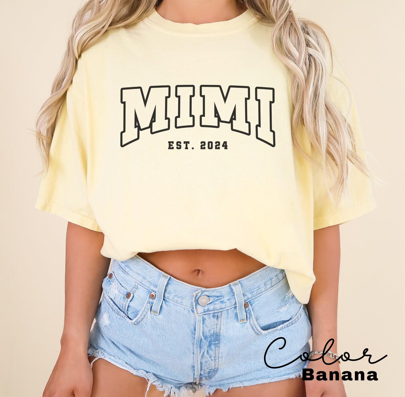 Personalized Mimi Shirt For Mother's Day Gifts, Grandma T-Shirt, Mother's Day Gift for Grandma, Mimi Gifts, Gift For Mom, Comfort Colors