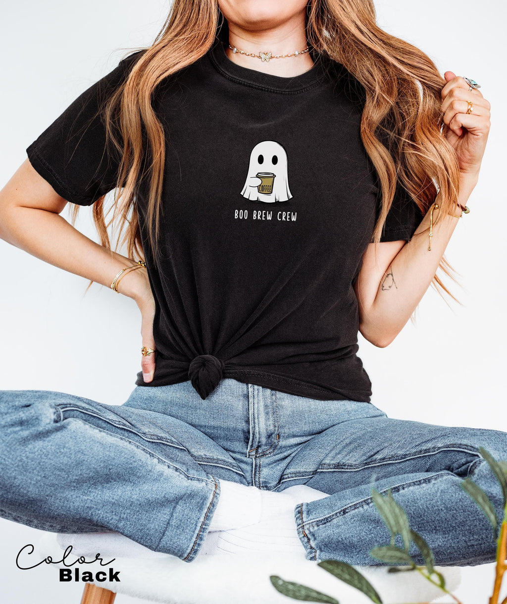Coffee Shop Shirt, Halloween Coffee Shirt, Barista Gift, Spooky Season, Fall Coffee Lover Shirt, Halloween Party Shirt, Fall Graphic Shirt,