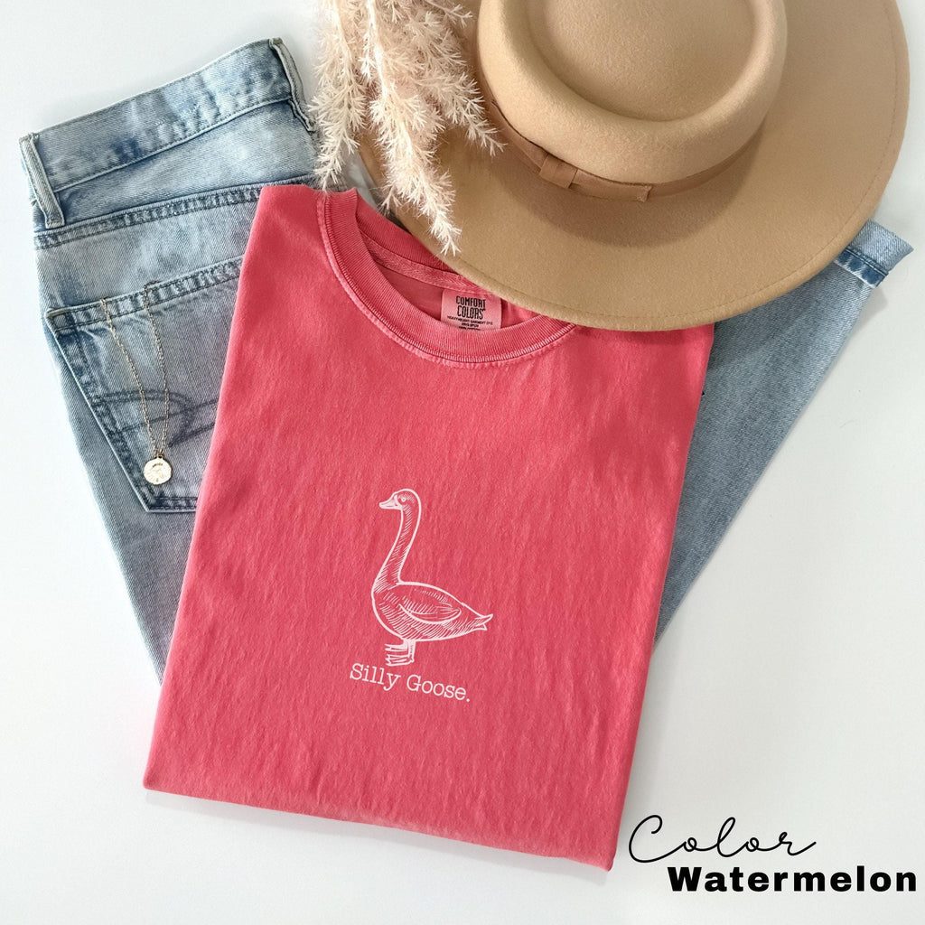 Silly Goose Shirt Silly Goose Tshirt Comfort Colors Silly Goose Vintage Farm Shirt Cute Goose Shirt Gifts for Farm Girls Mom Gifts Homestead