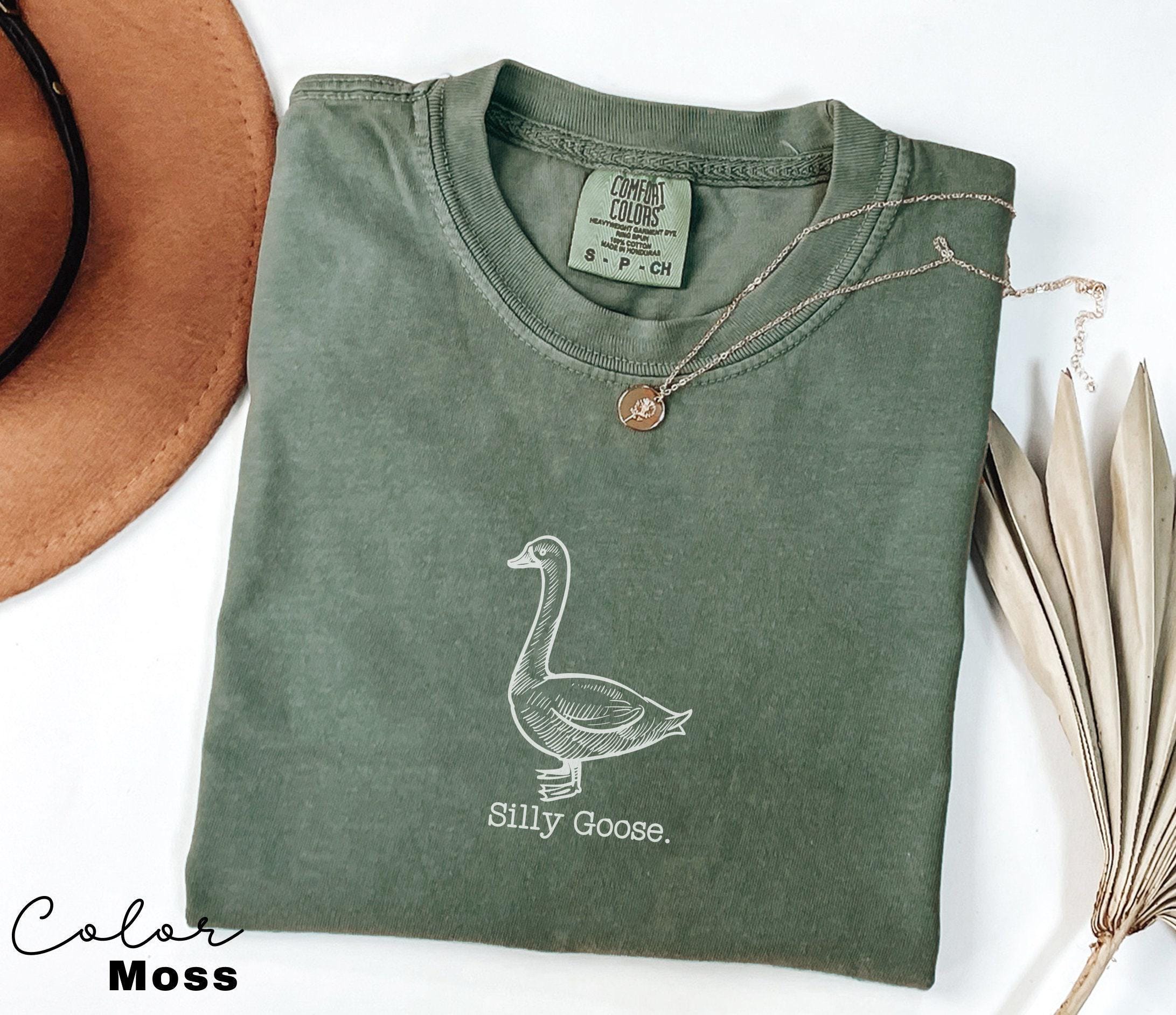 Silly Goose Shirt Silly Goose Tshirt Comfort Colors Silly Goose Vintage Farm Shirt Cute Goose Shirt Gifts for Farm Girls Mom Gifts Homestead