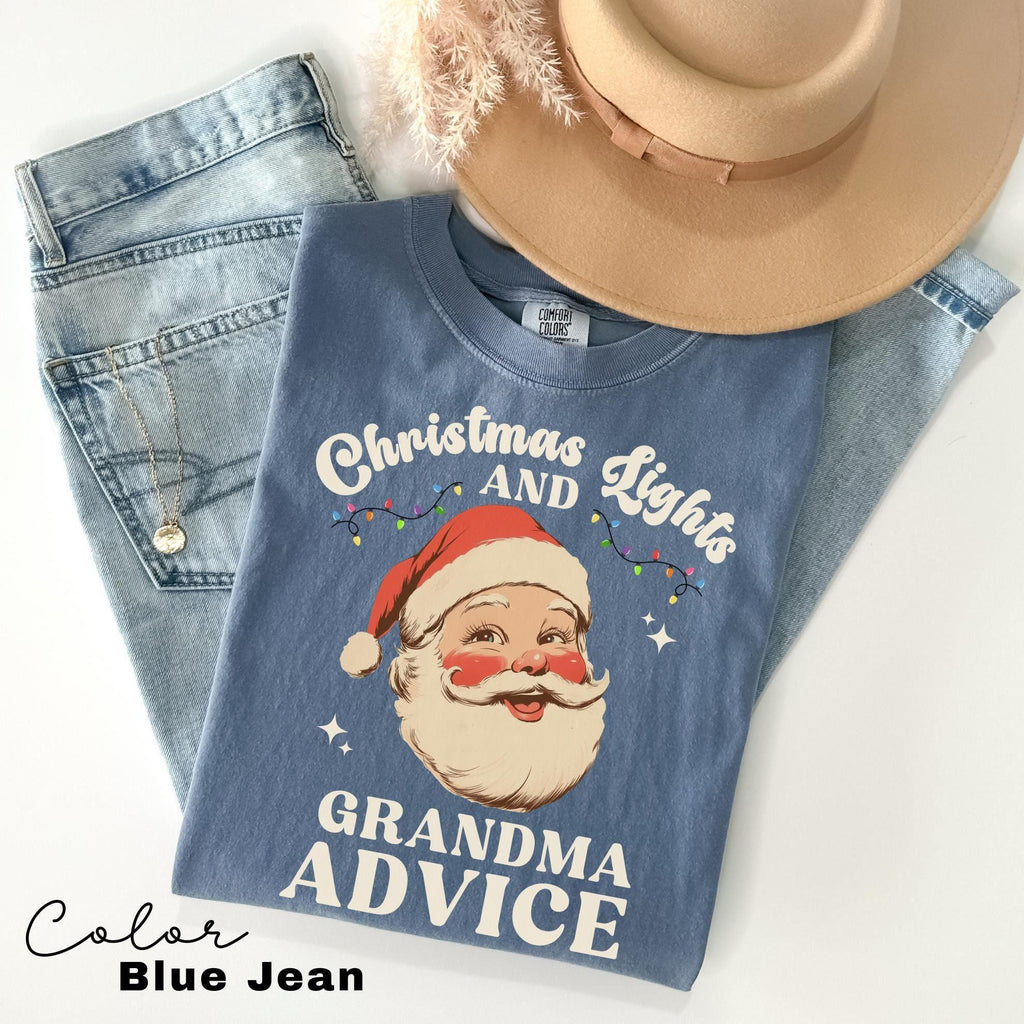 Comfort Colors® Christmas Grandma Shirt, Christmas Grandma Shirts, Grandma Claus Shirt, Holiday Grandma T Shirt, Christmas Gift For Grandma