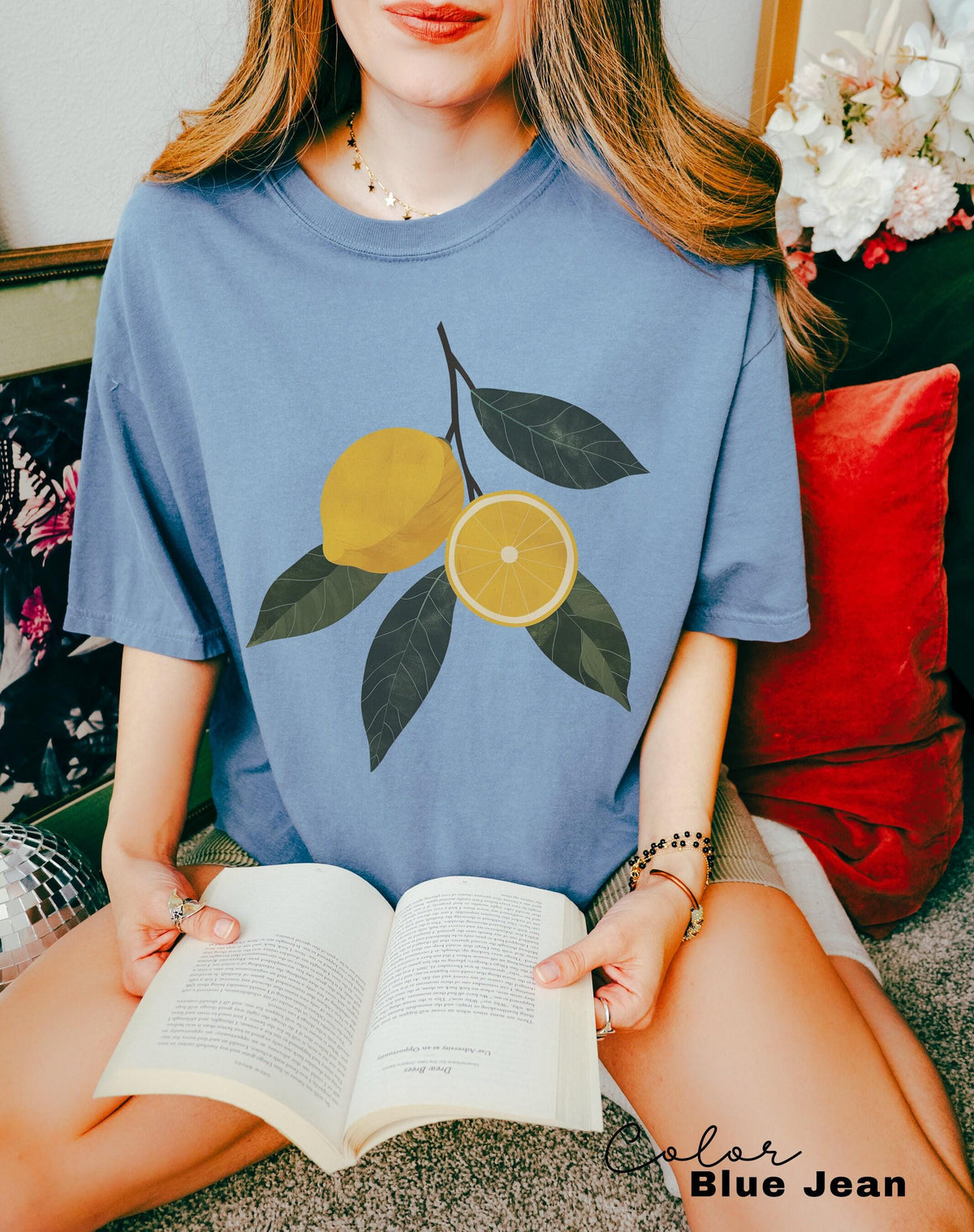 Vintage Lemons Tshirt, Comfort Colors Summer Lemon Shirt, Cottagecore Citrus Shirt, Lemon Print Tshirt, Fruit Shirt, Gift For Her