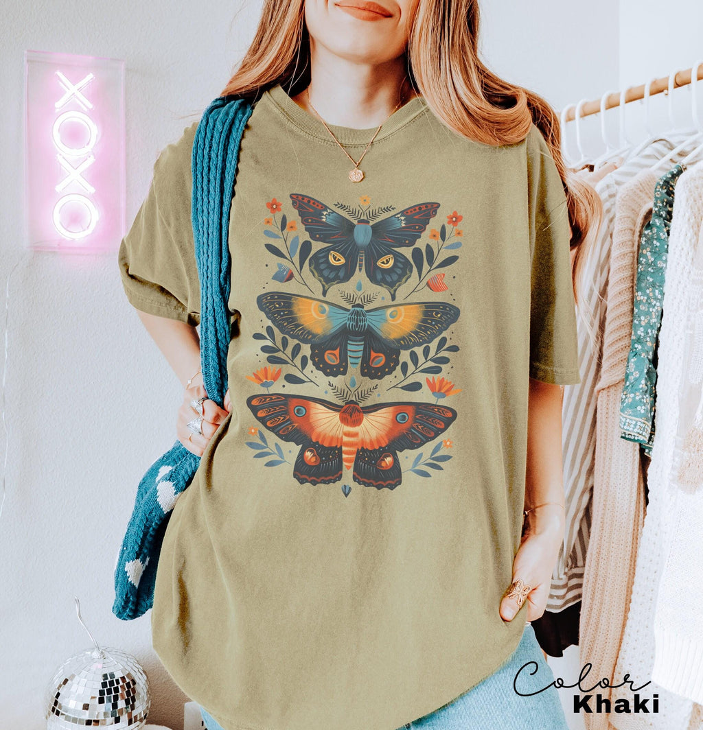 Moth Shirt, Granola Girl Aeshtetic, Nature Lover, Butterfly, Cottagecore, Forestcore, Goblincore, Fairy Grunge, Hobbitcore, Cottage Core