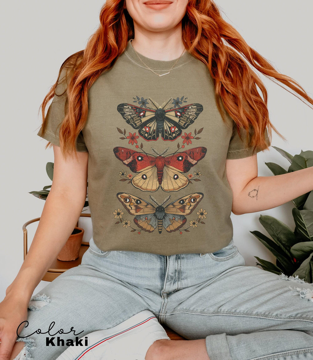 Moth Shirt, Granola Girl Aeshtetic, Nature Lover, Butterfly, Cottagecore, Forestcore, Goblincore, Fairy Grunge, Hobbitcore, Cottage Core