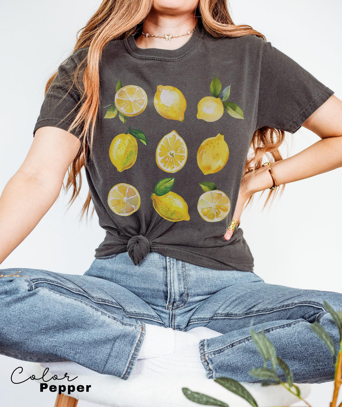 Vintage Lemons Tshirt, Comfort Colors Summer Lemon Shirt, Cottagecore Citrus Shirt, Lemon Print Tshirt, Fruit Shirt, Gift For Her