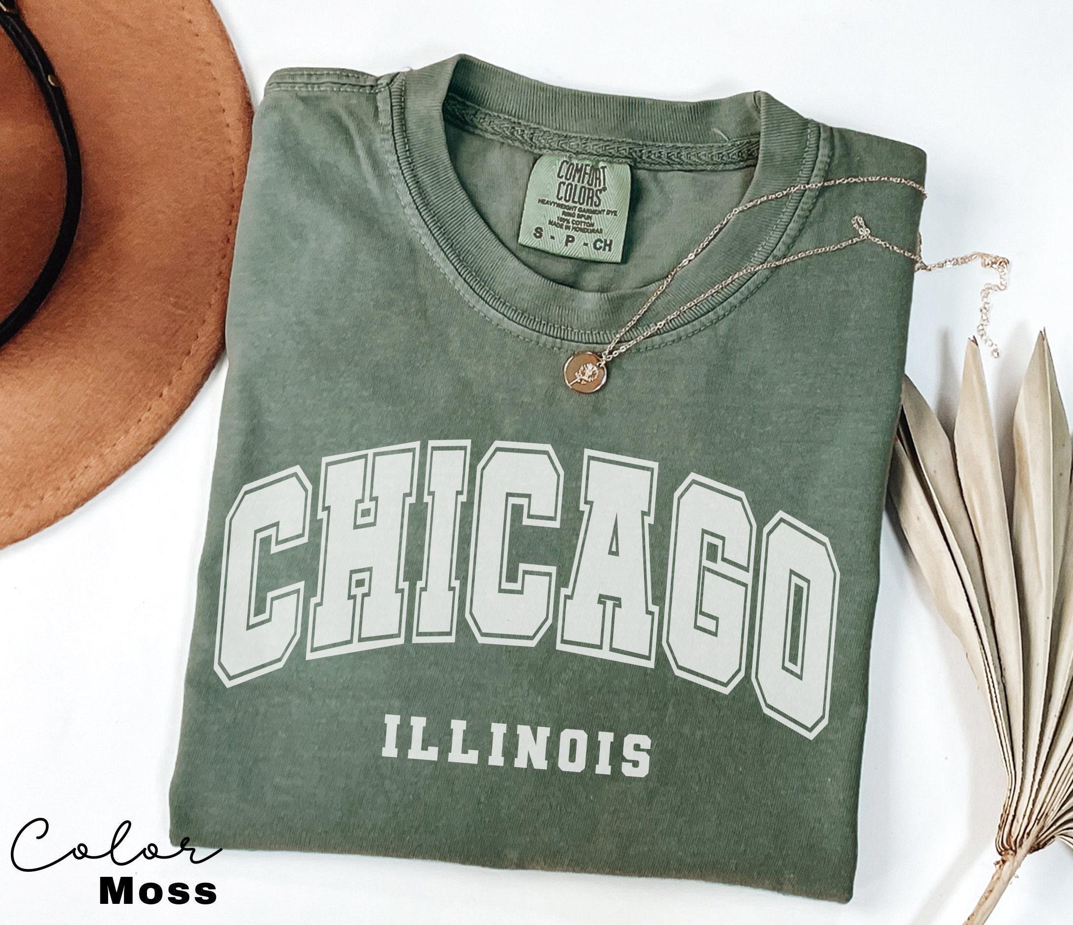 Chicago T-Shirt, Chicago City Shirt, Home State Outfit, Vacation T-Shirt, Chicago Lover Gift Shirt, Chicago Shirts For Gift, Chicago Gifts