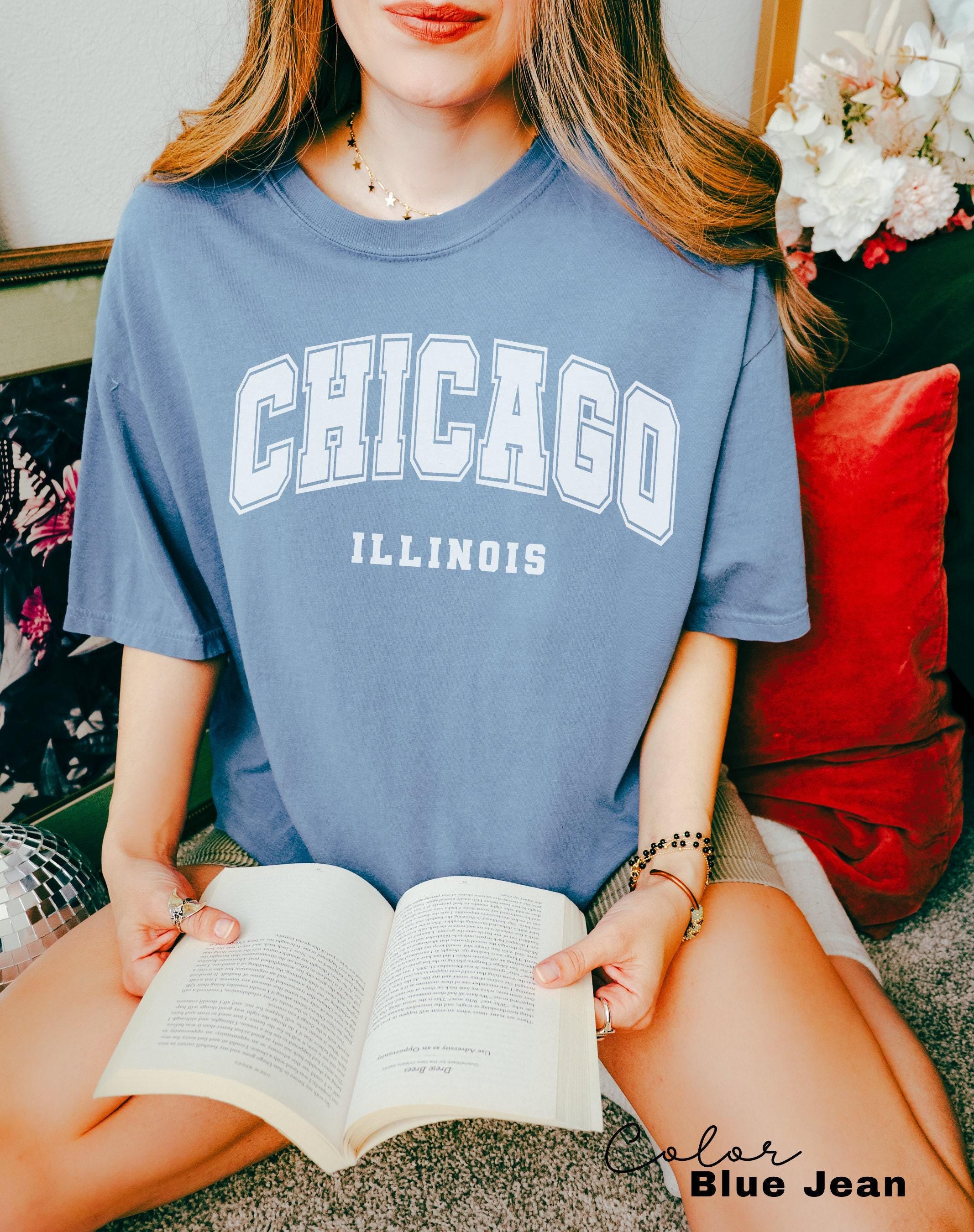 Chicago T-Shirt, Chicago City Shirt, Home State Outfit, Vacation T-Shirt, Chicago Lover Gift Shirt, Chicago Shirts For Gift, Chicago Gifts