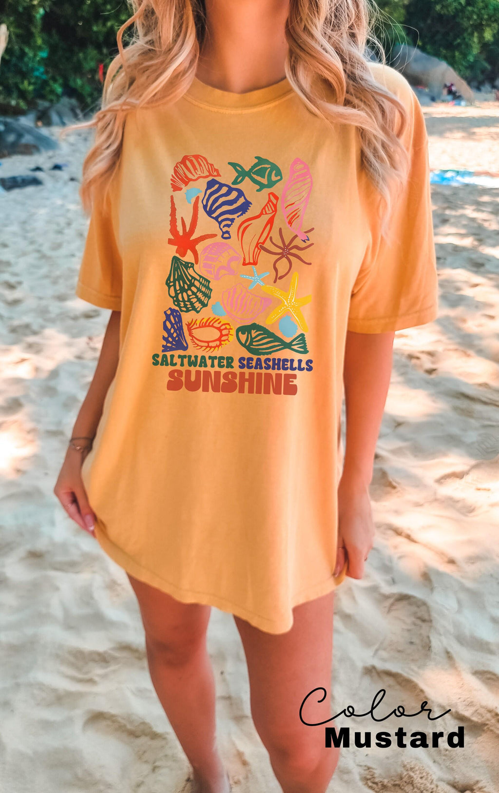Saltwater Seashells Sunshine Shirt,Summer Shirt,Vacation Shirt,Beach Shirt,Summer Vacation Shirt,Vacation Mode,Saltwater Shirt,Sunshine