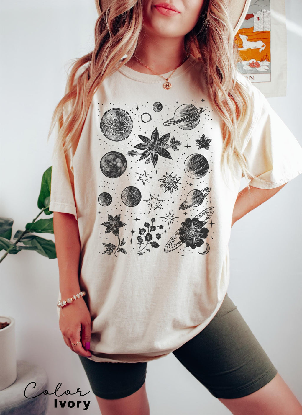 Celestial Shirt, Astrology Shirt, Stars Moon Shirt, Aesthetic Shirt, Mystical Shirt, Moon Phase Shirt, Astronomy Shirt, Mystic, Retro Tee