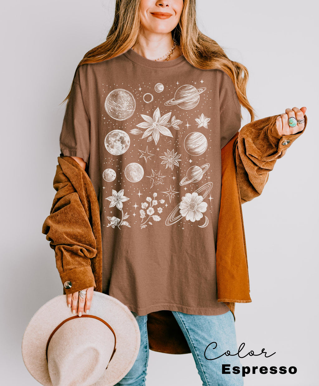 Celestial Shirt, Astrology Shirt, Stars Moon Shirt, Aesthetic Shirt, Mystical Shirt, Moon Phase Shirt, Astronomy Shirt, Mystic, Retro Tee