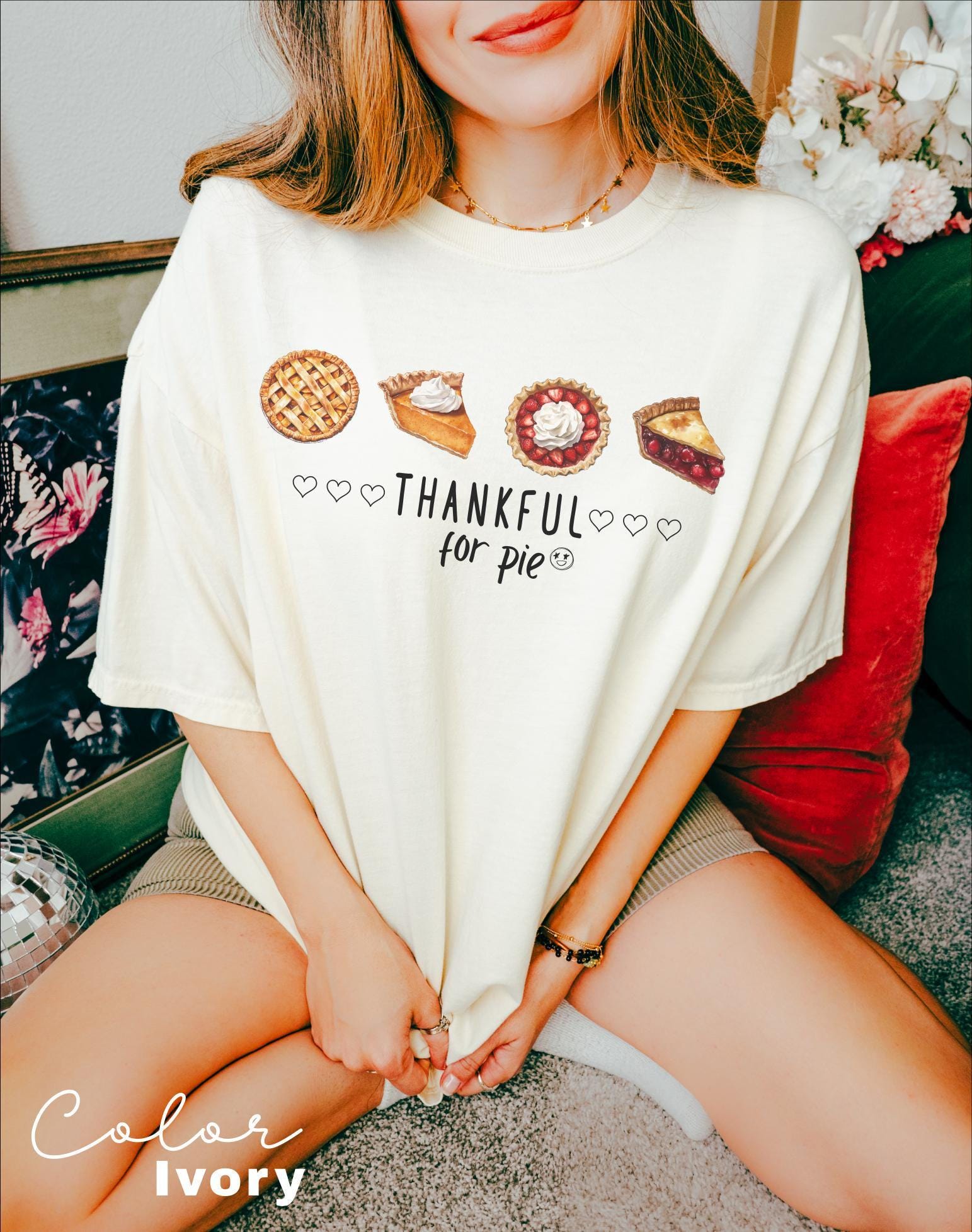 Pumpkin Pie Shirt, Thankful for Pie Shirt, Funny Thanksgiving Gift,Thanksgiving Shirt,Thanksgiving Sweatshirt for Women,Fall Apparel,