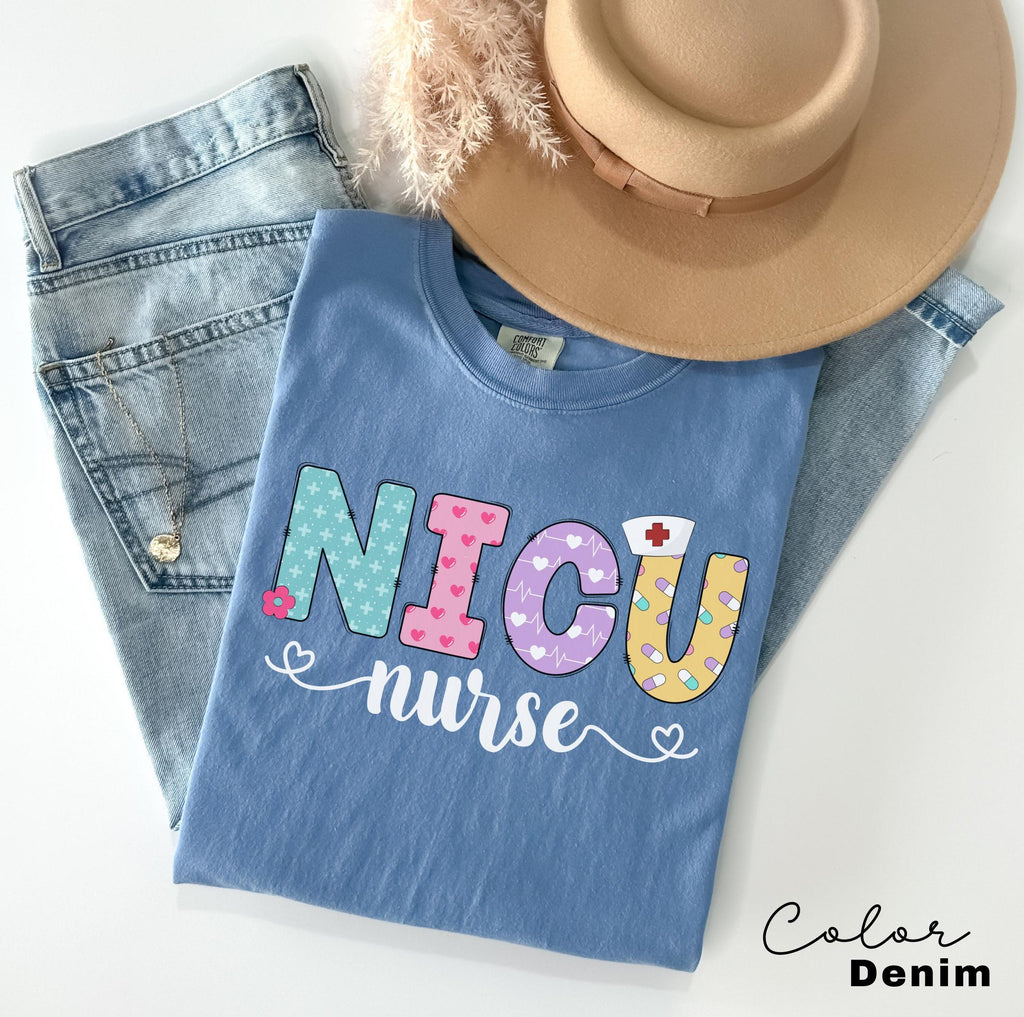 NICU RN Shirt Neonatal ICU Nurse Tshirt, Neonatal Intensive Care Unit Nurse Gift, New Grad Nurse, Nicu Nurse Shirt,