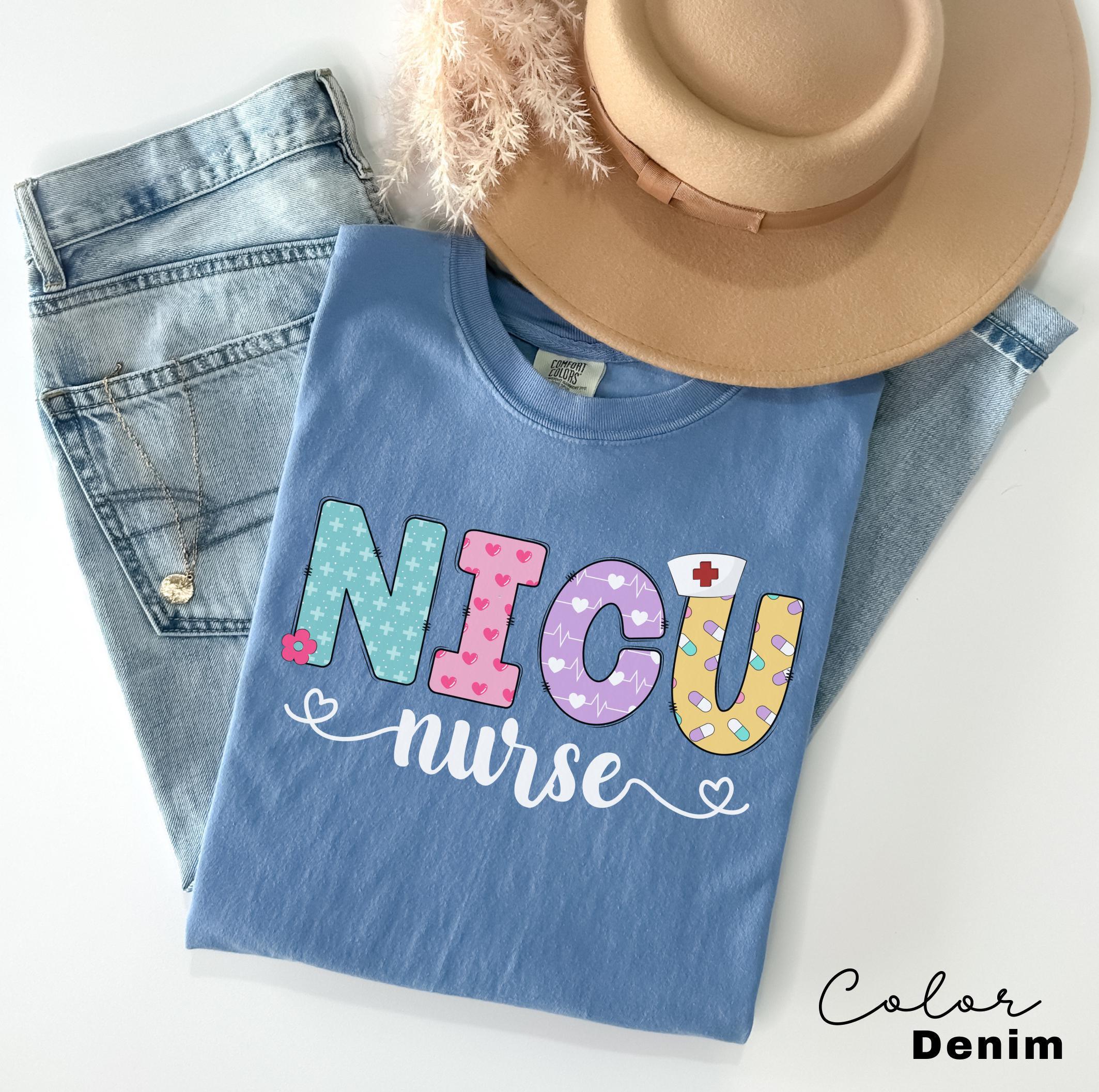 NICU RN Shirt Neonatal ICU Nurse Tshirt, Neonatal Intensive Care Unit Nurse Gift, New Grad Nurse, Nicu Nurse Shirt,