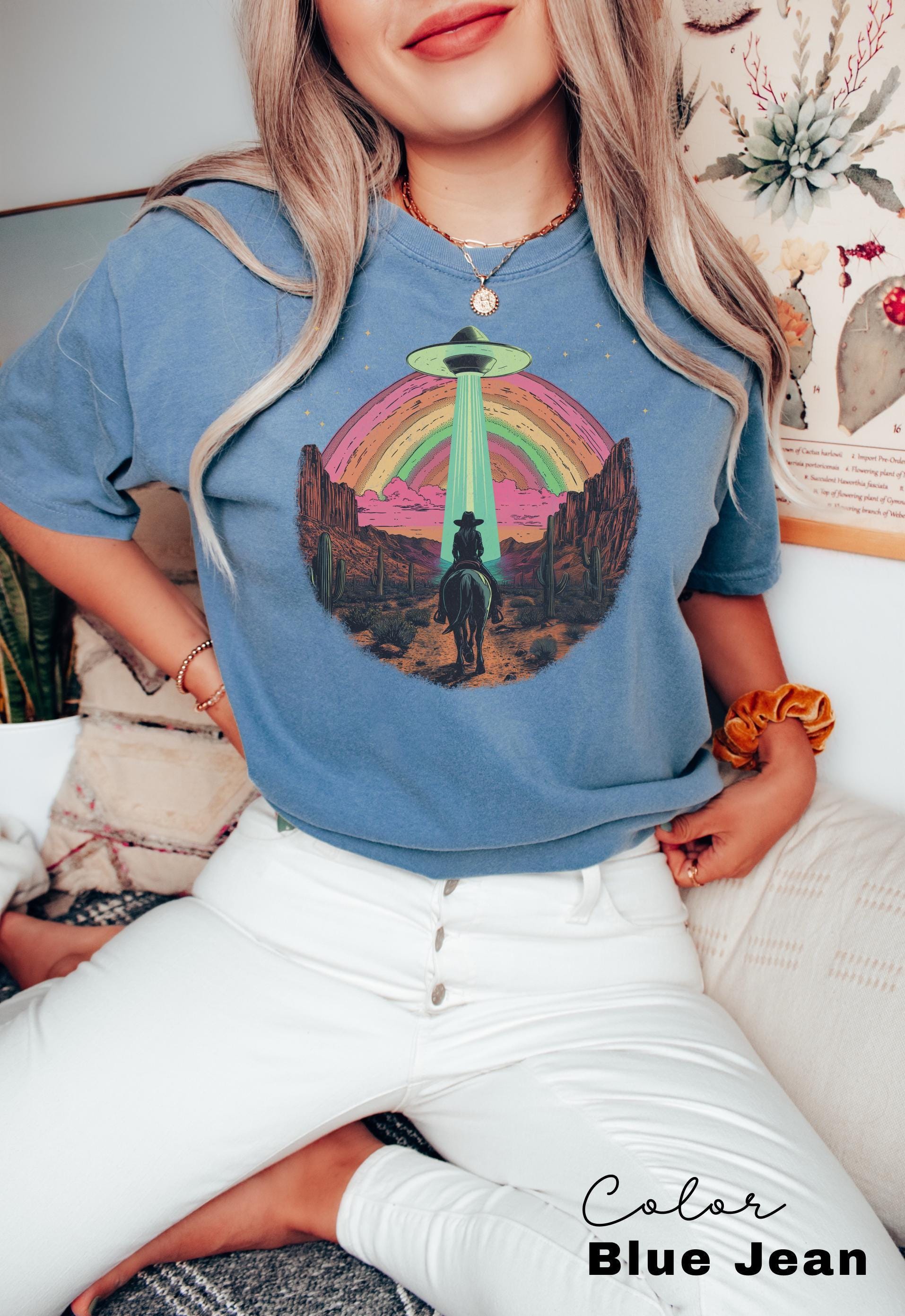 Space Cowgirl Tee Cosmic Cowgirl Shirt Space Cowgirl Outfit Cowgirl Western Graphic Tee Country Girl Shirt ,Cowgirl Shirt,Gift For Her