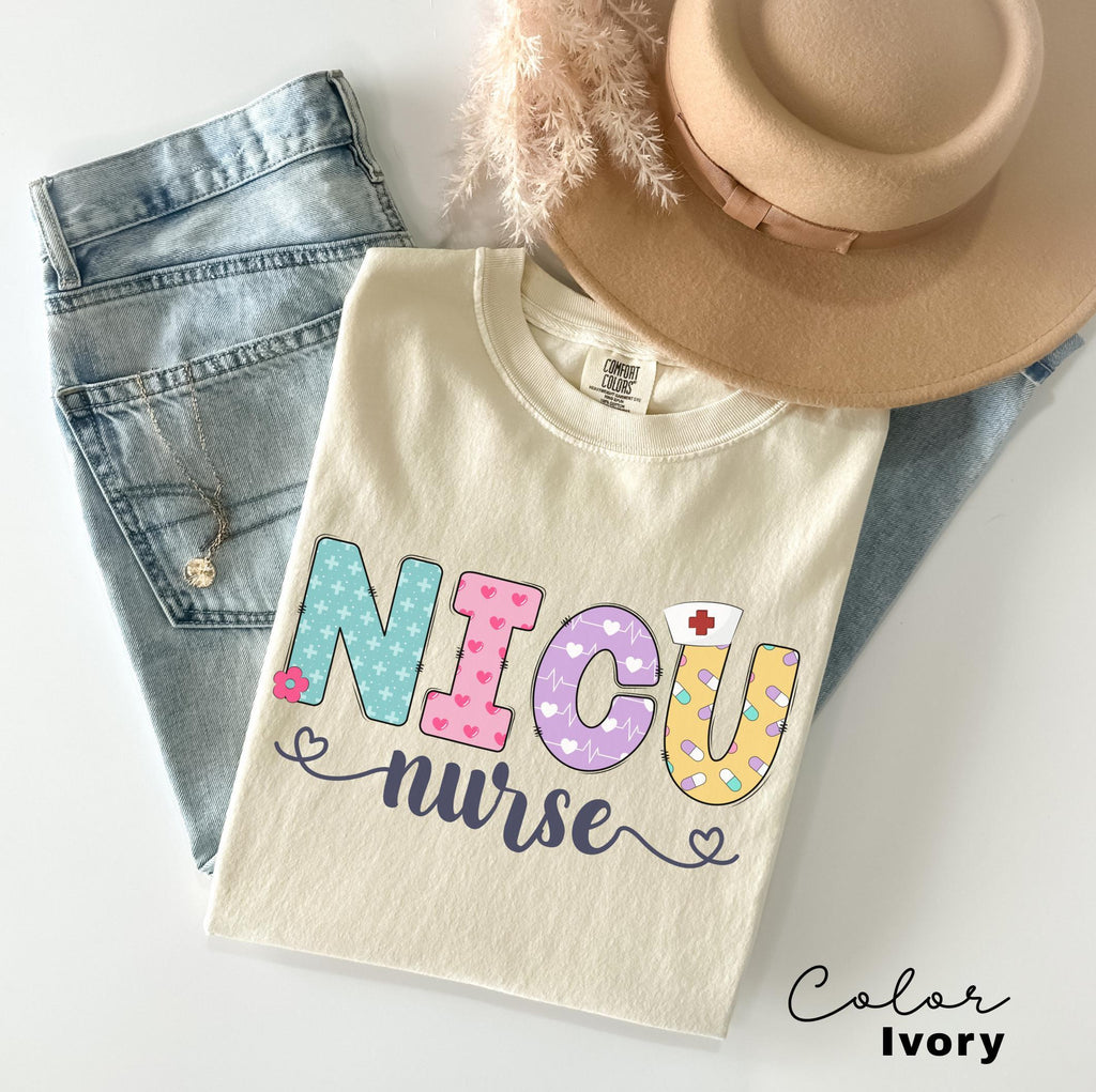 NICU RN Shirt Neonatal ICU Nurse Tshirt, Neonatal Intensive Care Unit Nurse Gift, New Grad Nurse, Nicu Nurse Shirt,