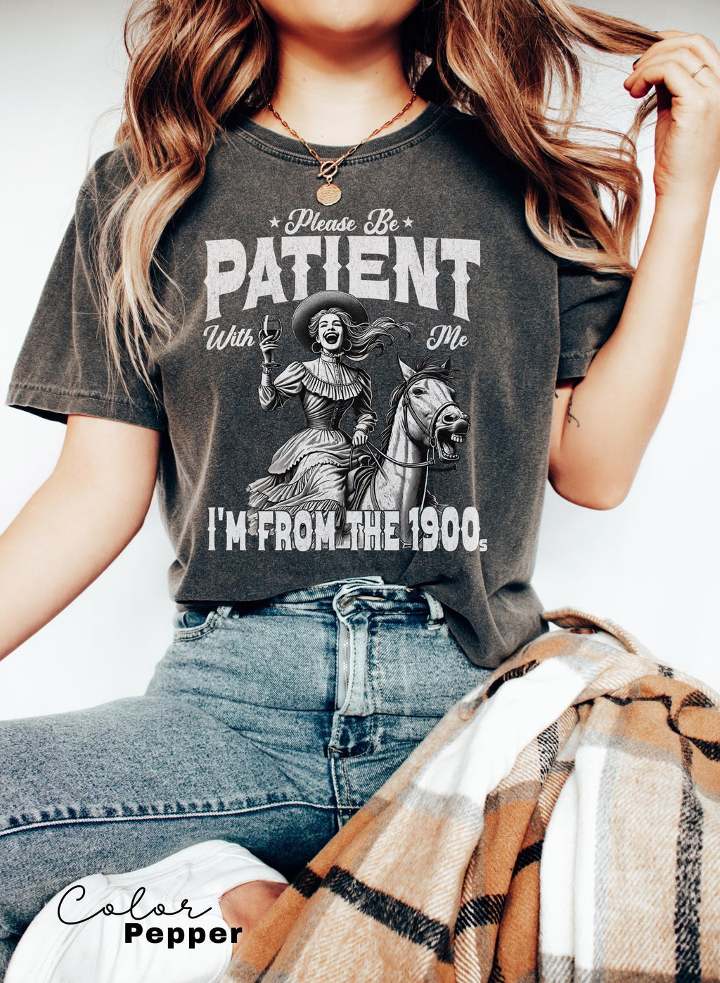 Comfort Colors® Retro Birthday Shirt, Meme Shirt, Sarcastic Shirt, Please Be Patient With Me I'm From The 1900s, Funny Birthday Party Gift,